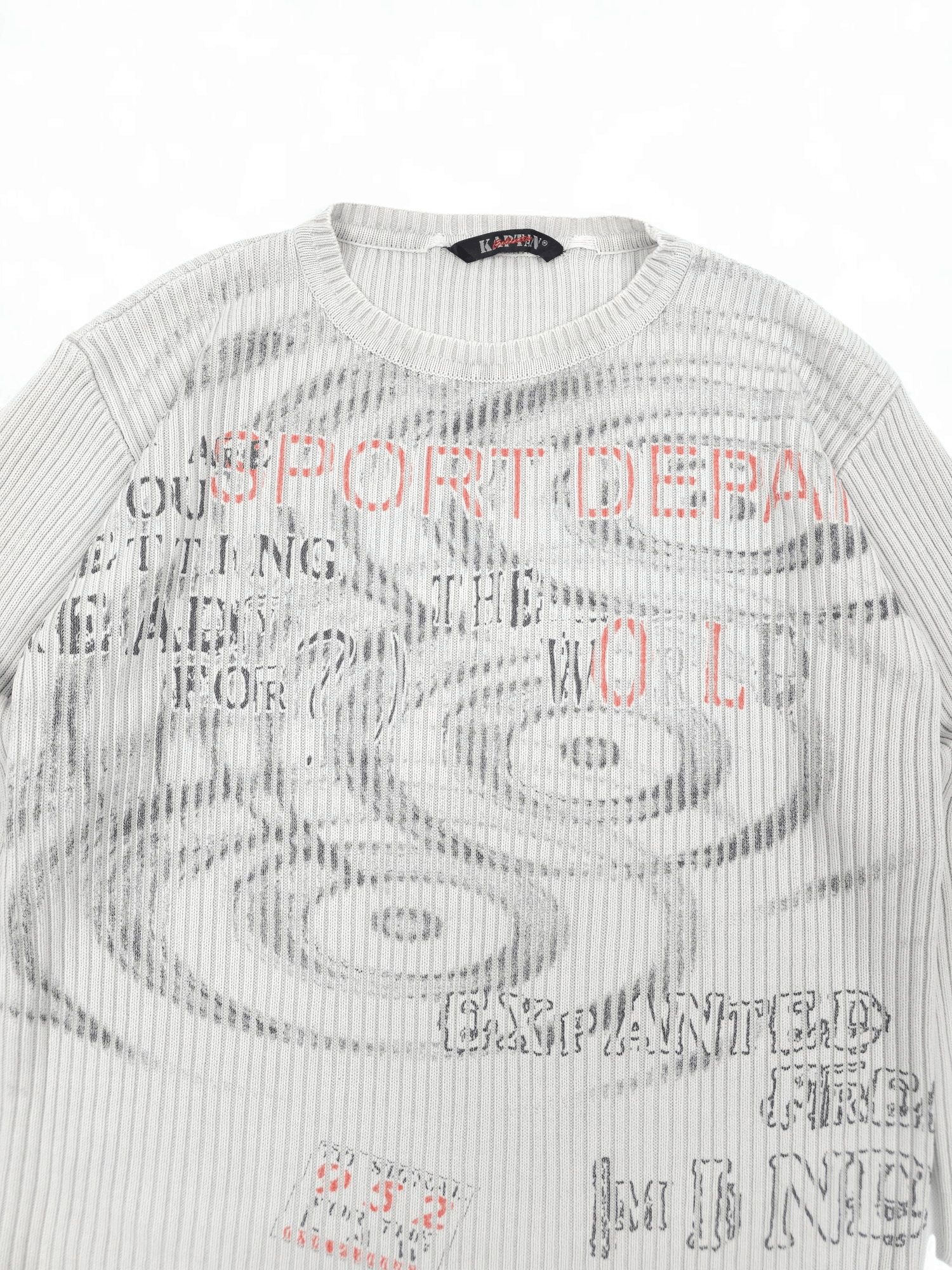 Japanese Brand 💎 Vintage Japanese Avant Garde Y2K Sweater Sweatshirt 90's Size US L / EU 52-54 / 3 - 3 Thumbnail