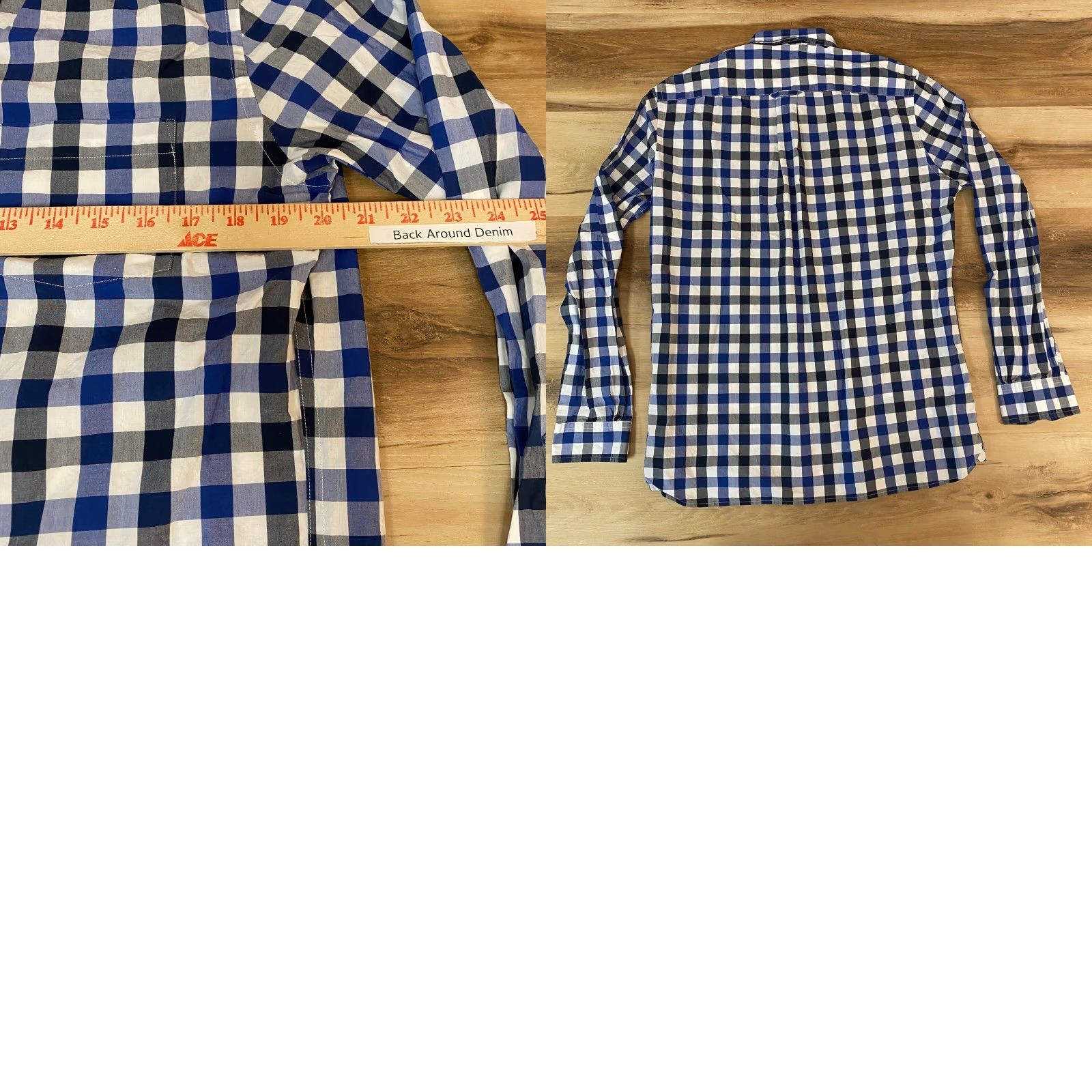 Brooks Brothers Brooks Brothers Shirt mens Medium Button Down Shirt Gingham Check Blue Fleece Adult Medium Sleeve Long Button-Up Casual Mens Shirt Womens? Size US M / EU 48-50 / 2 - 8 Thumbnail