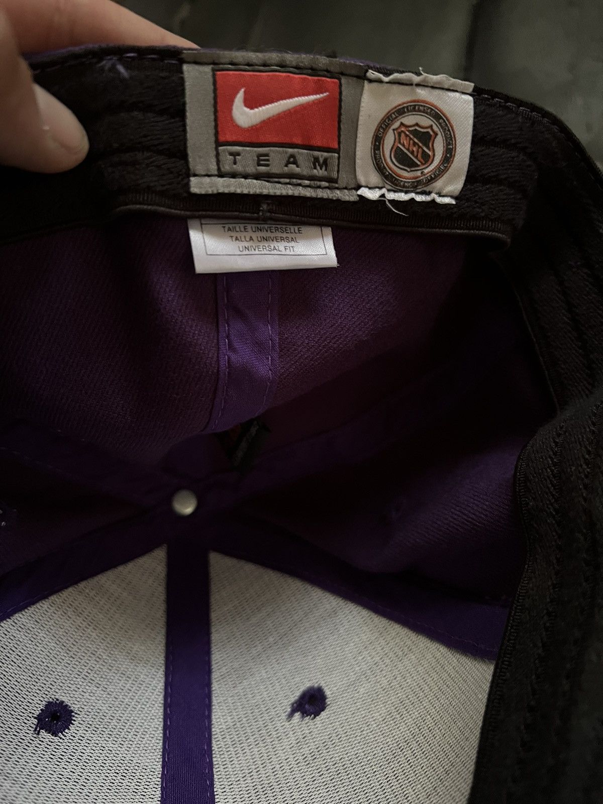 Nike × Vintage Vintage LA Kings Nike FlexFit Hat Size ONE SIZE - 4 Thumbnail