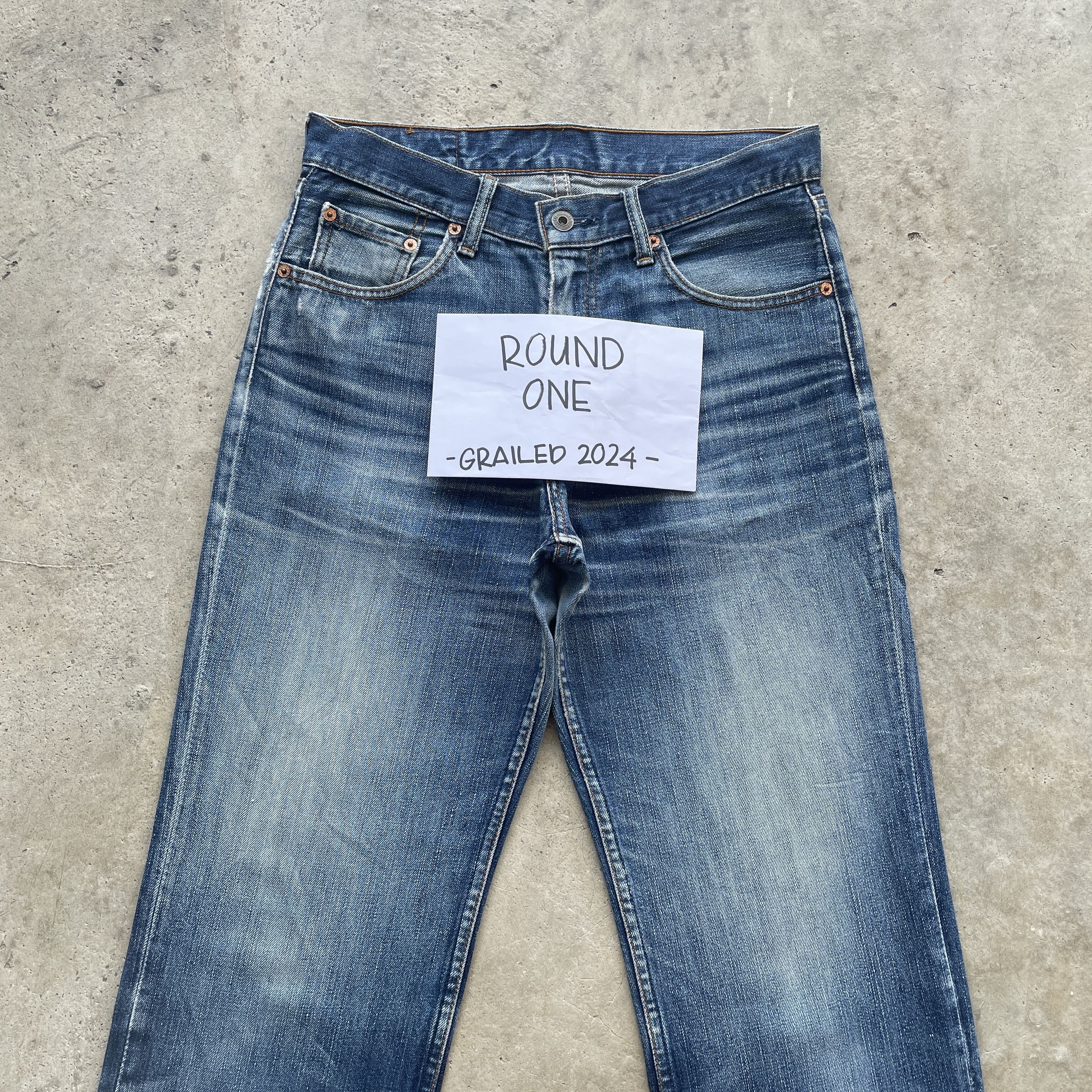 Jean × Levi's × Levi's Vintage Clothing W30x30💥 VINTAGE LEVIS 502 JEANS FADED PANTS DENIM Size US 30 / EU 46 - 3 Thumbnail