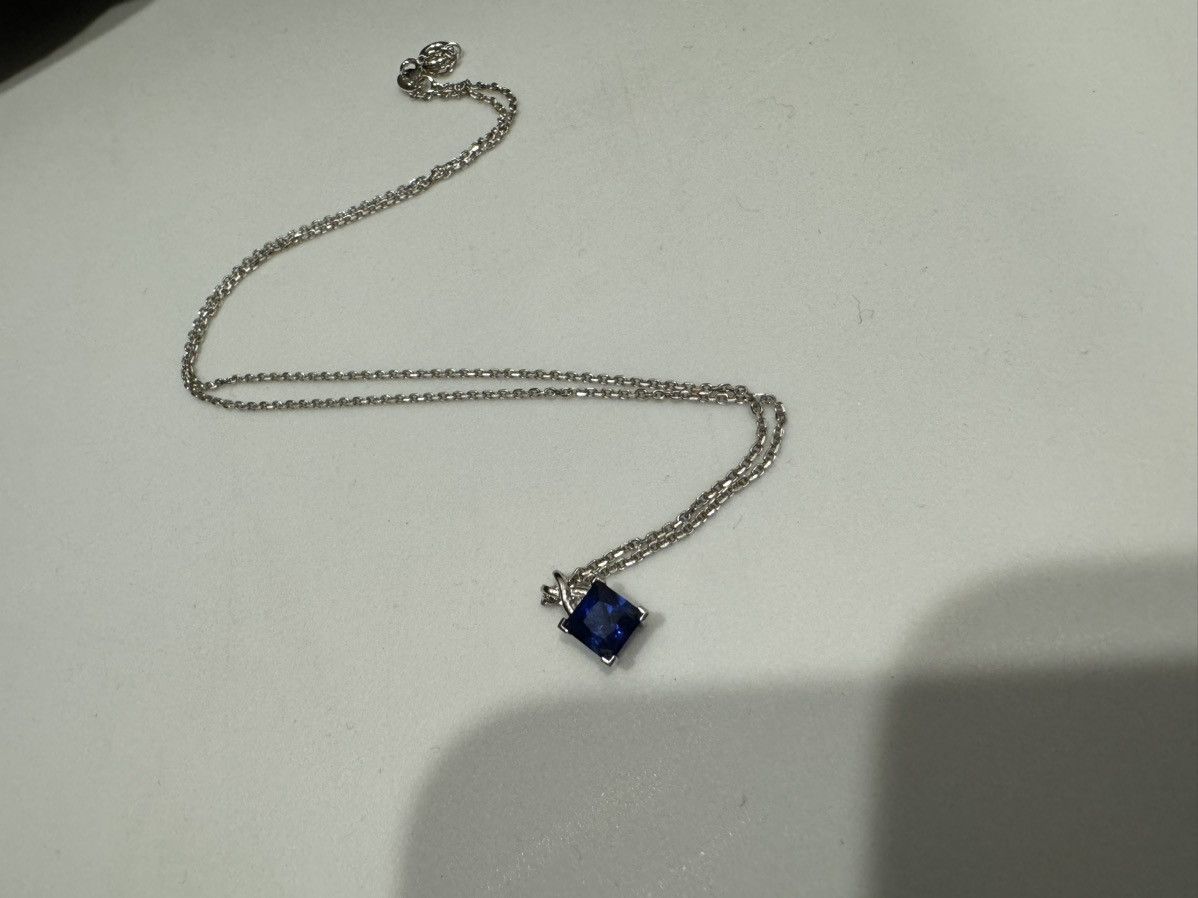 image of Jewelry x Vintage Gem Necklace in Silver, Men's