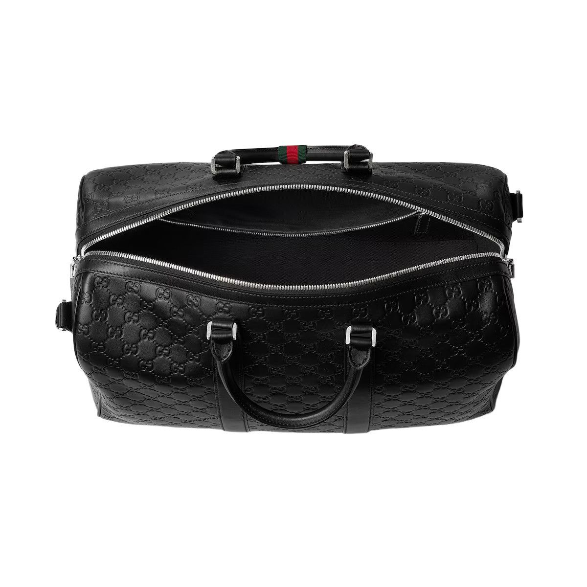 Gucci GUCCI GG Emblem Medium Leather Duffle Bag New & Authentic Size ONE SIZE - 4 Thumbnail