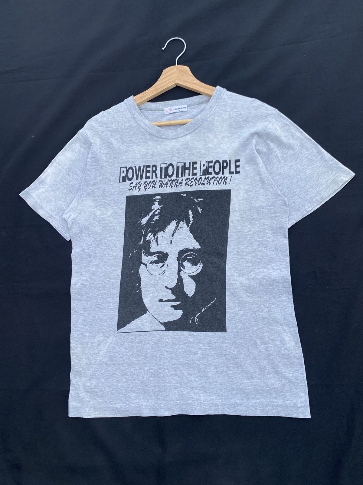 Band Tees Vtg John Lennon Power to People Say You Want Revulation Tee Size US S / EU 44-46 / 1 - 5 Thumbnail