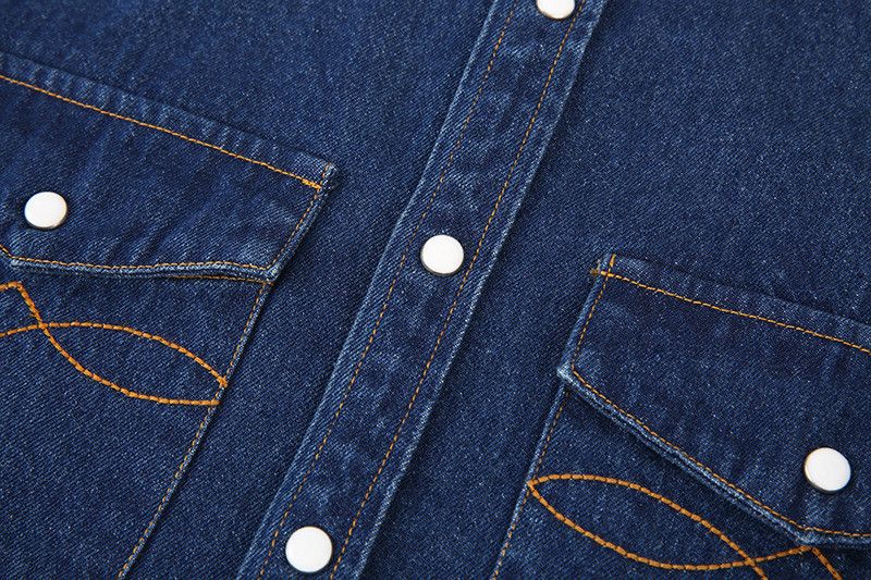 Japanese Brand Vintage Raw Classic Denim Shirt Size US XXL / EU 58 / 5 - 5 Thumbnail