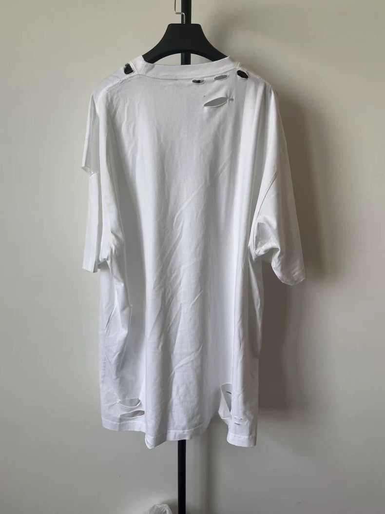 Balenciaga Balenciaga Short Sleeve Drop Shoulder Sleeve T-Shirt with Size US M / EU 48-50 / 2 - 2 Thumbnail