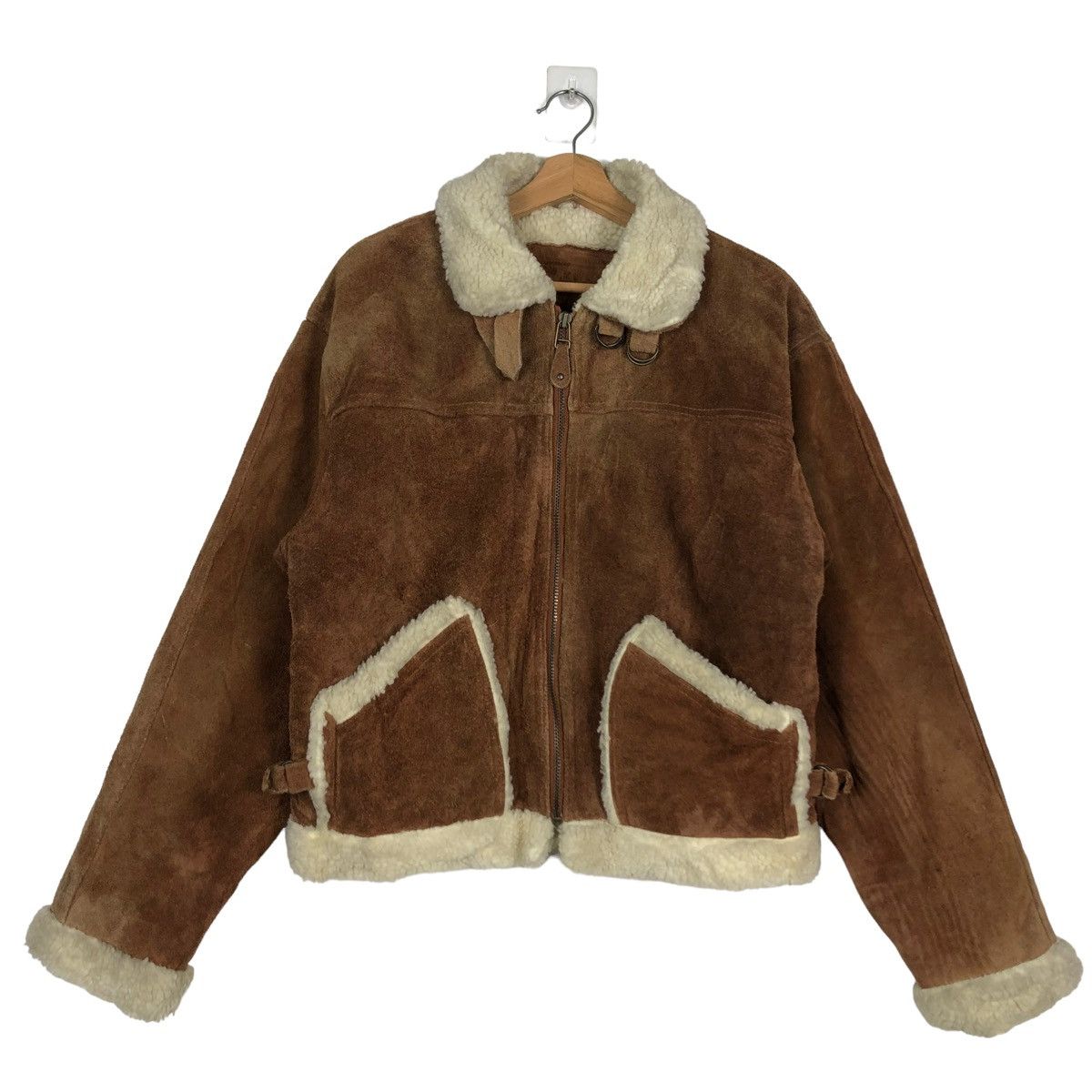 Japanese Brand 🔥90’s Vintage Biker Leather Jacket Muy Bill Mink Fur Lining Size US M / EU 48-50 / 2 - 1 Thumbnail