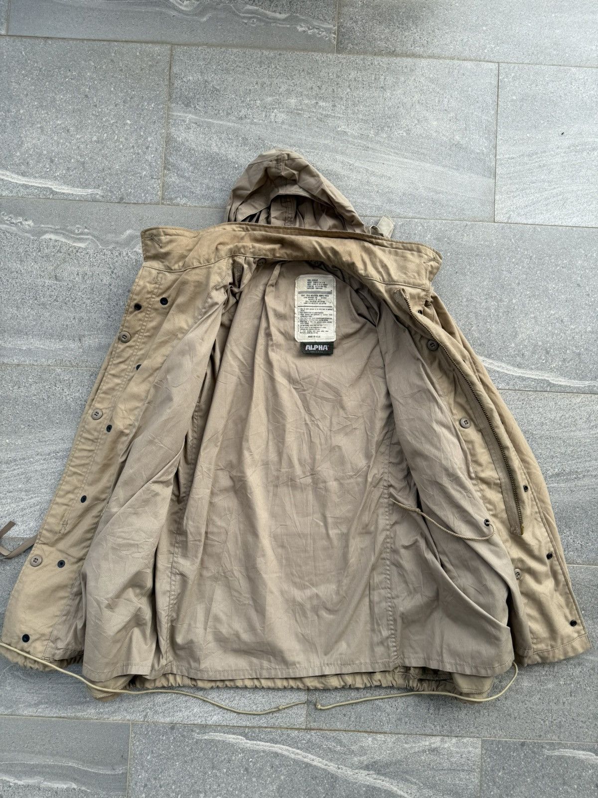 Alpha Industries Vintage 80's Alpha Industries M65 Field Jacket Size US XL / EU 56 / 4 - 15 Thumbnail