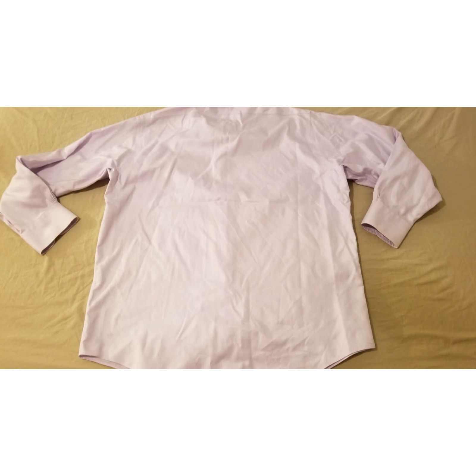 Brooks Brothers Mens Brooks Brothers Dress Shirt 16 1/2 Purple Cotton Button Shirt Size 42R - 2 Thumbnail