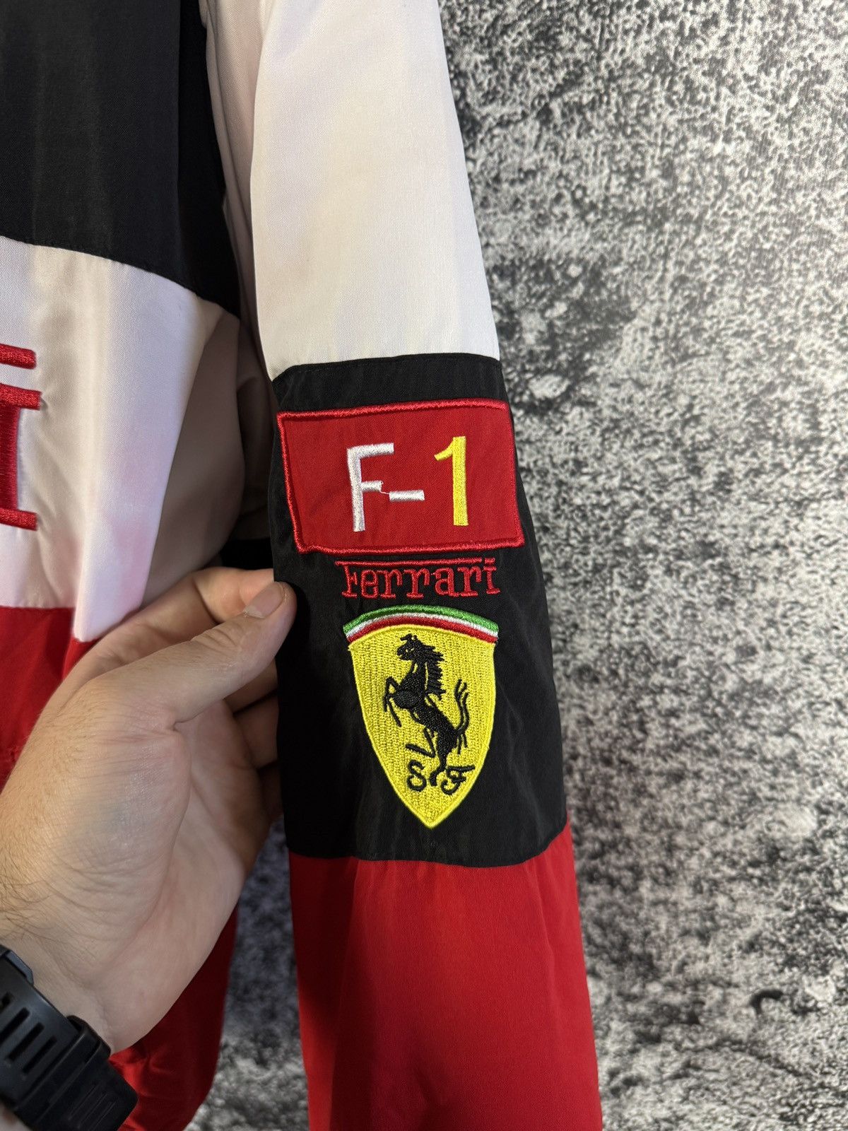 Ferrari Rare Ferrari Vintage Racing Jacket F1 Schumacher Shell Sz L Size US L / EU 52-54 / 3 - 7 Thumbnail
