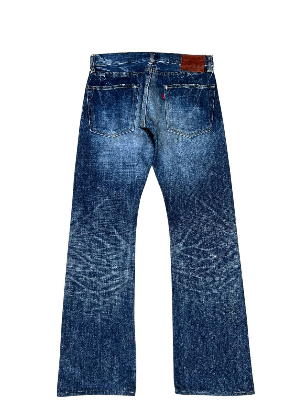 Eternal Vintage Eternal Japan Distressed Denim Flare Jeans Size US 28 / EU 44 - 15 Thumbnail