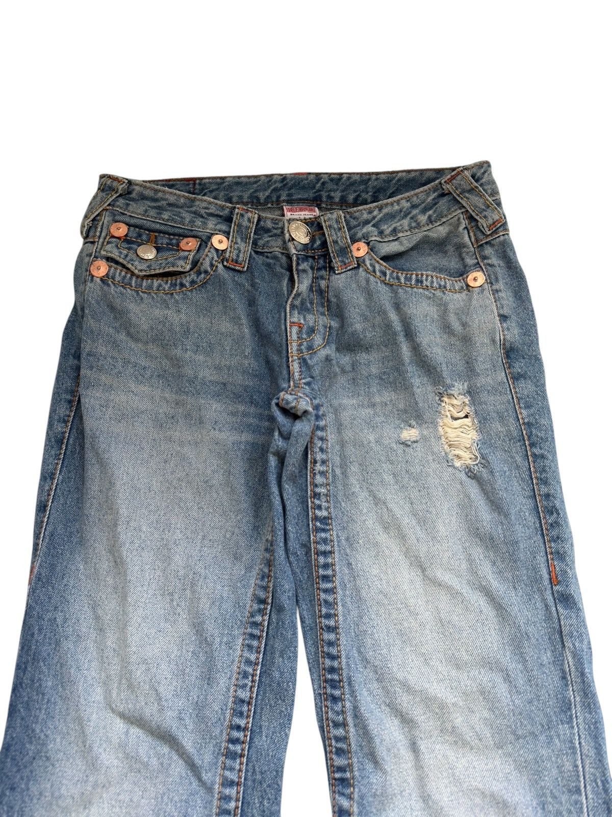 True Religion True Religion Washed Faded Flared Bootcut Jeans Joey Big T Size 28" / US 6 / IT 42 - 12 Thumbnail