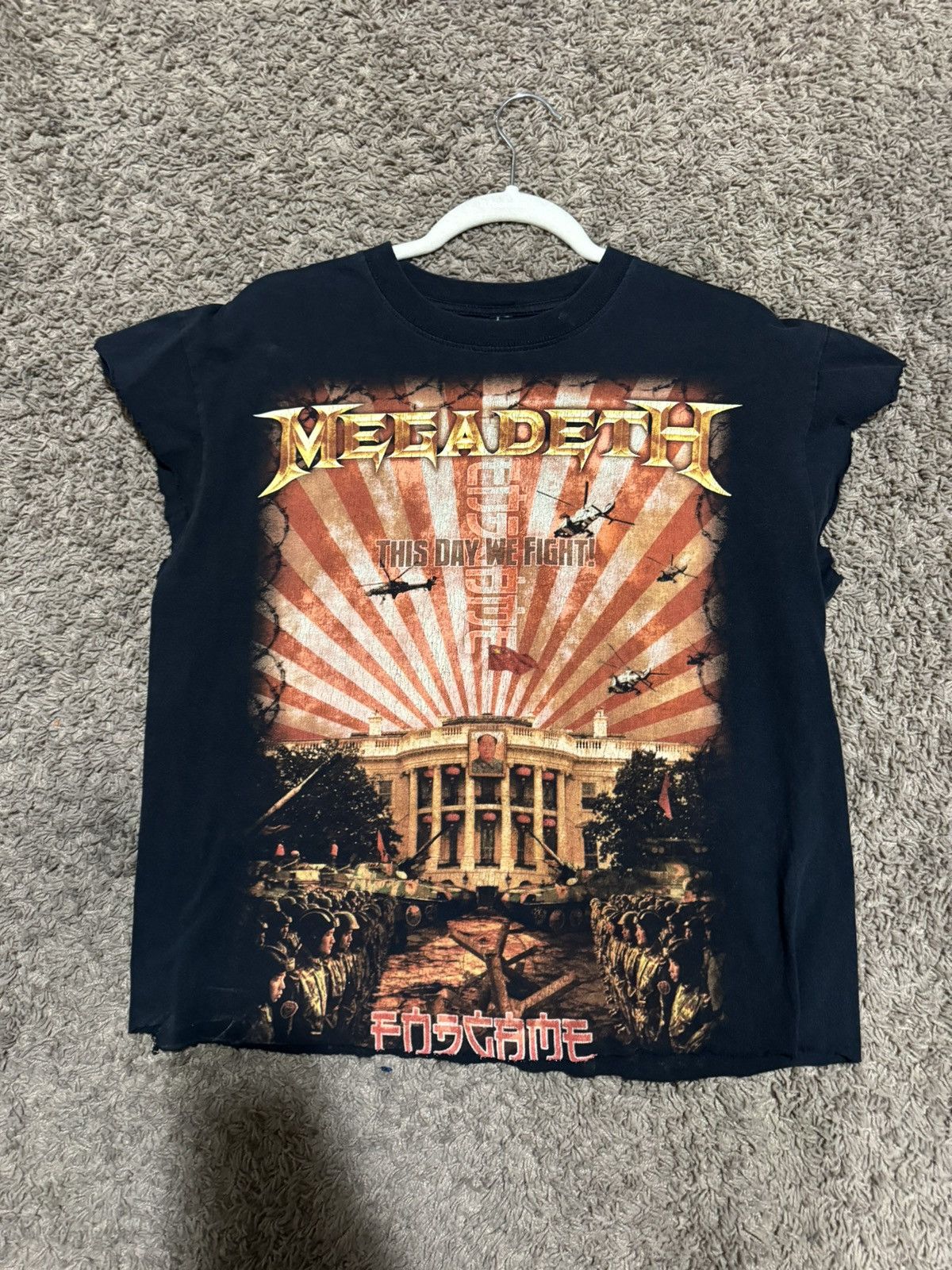Band Tees × Vintage megadeth cutoff shirt Size US M / EU 48-50 / 2 - 1 Thumbnail