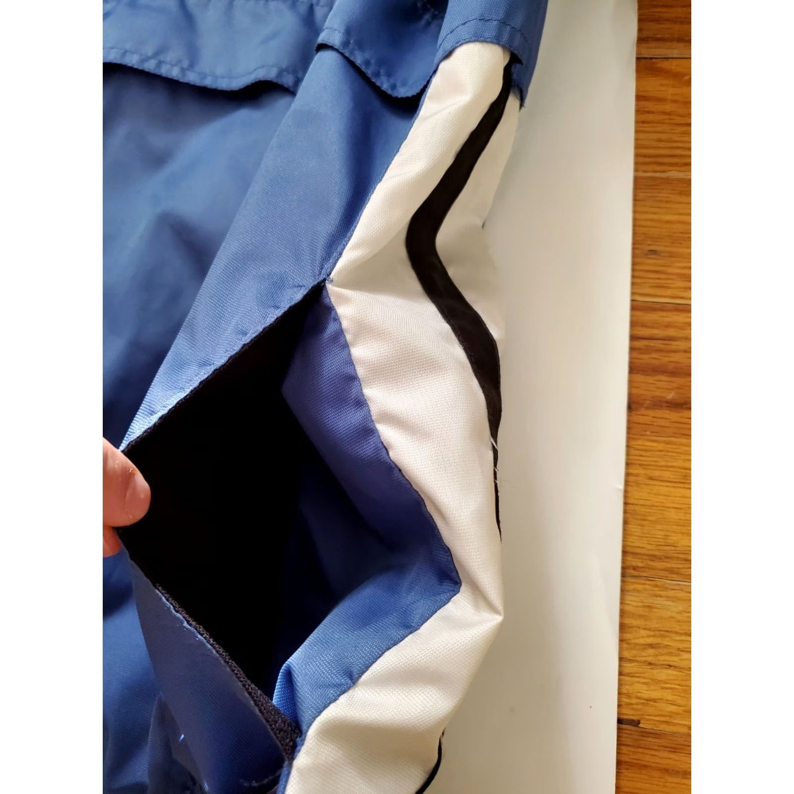 Nike Nike Windbreaker Jacket Mens Size M 1/2 Zip Hooded Blue Pocket Zipper Retro 80s 90s Athleisure Nike Air Size US M / EU 48-50 / 2 - 7 Thumbnail