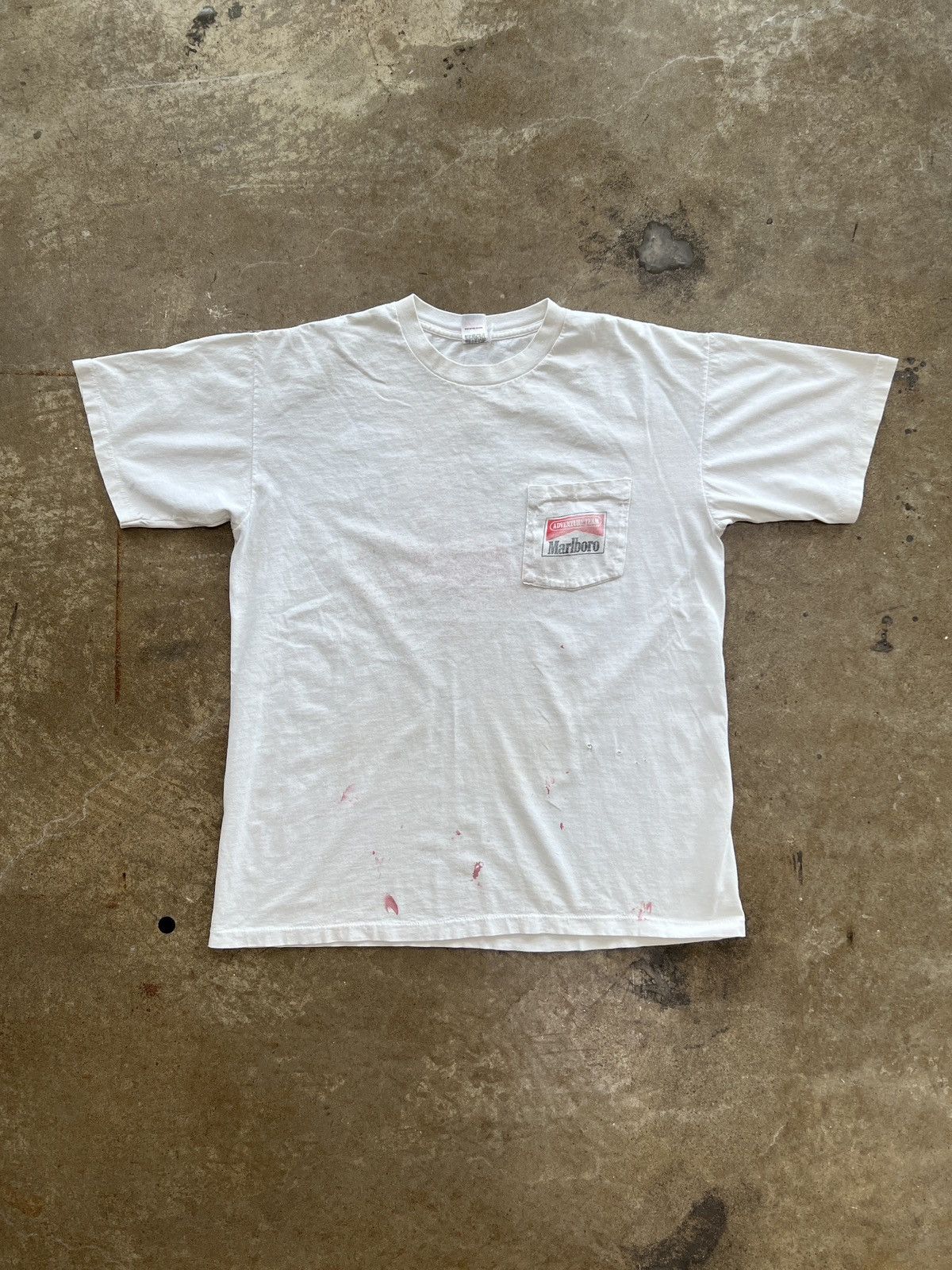 Marlboro Vintage 90s Marlboro Adventure Team Pocket Tee OS XL Size US XL / EU 56 / 4 - 5 Thumbnail