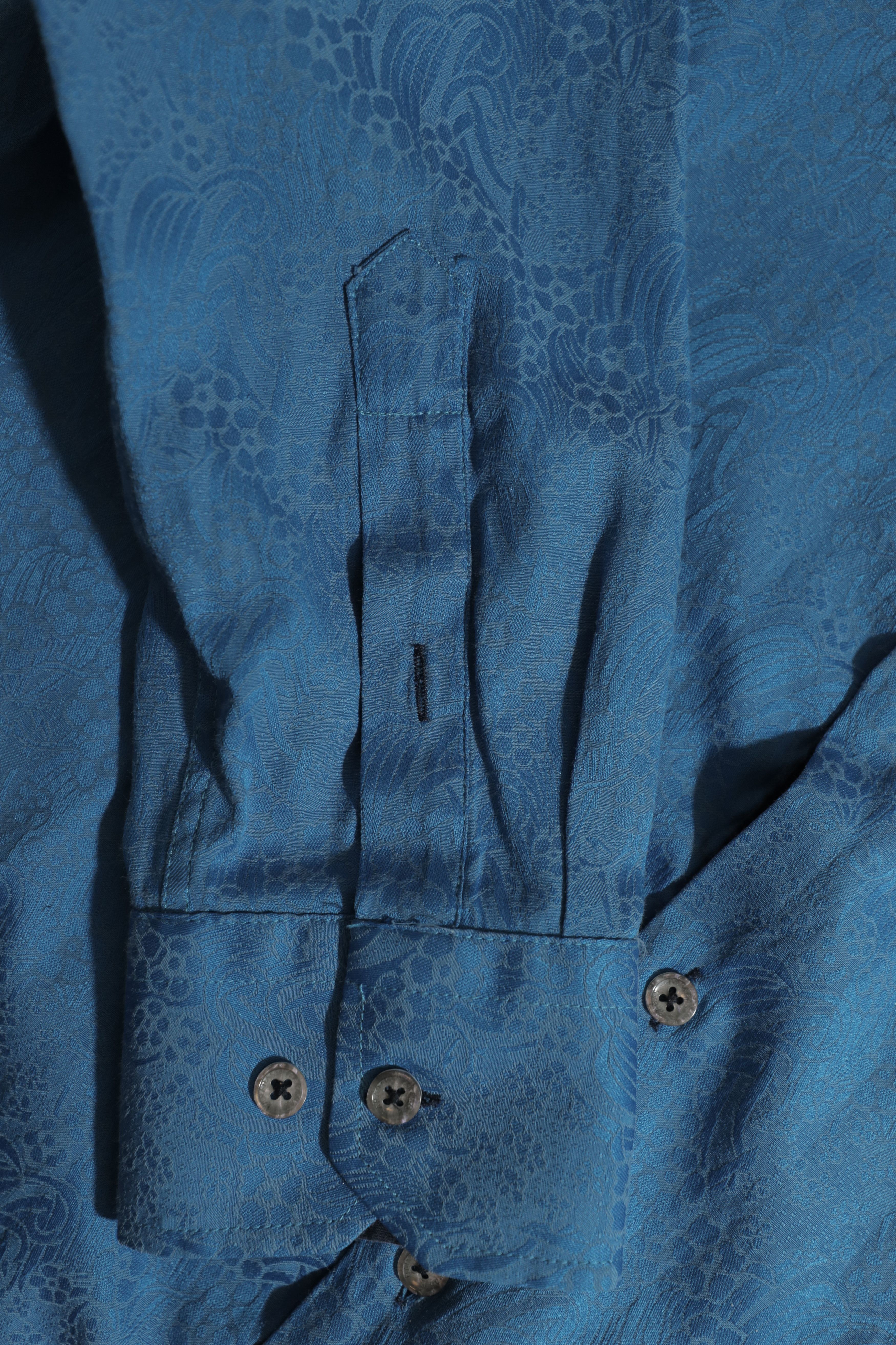 Other Barabas Button Down Blue Subtle Funky Pattern Shirt (XL) Size US XL / EU 56 / 4 - 7 Thumbnail
