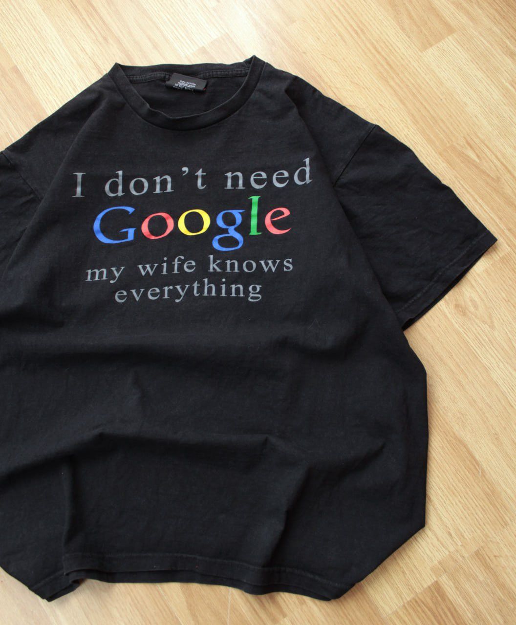 Microsoft 🔥 I don’t need Google Humor Y2K T Shirt Apple Microsoft Size US XL / EU 56 / 4 - 2 Thumbnail