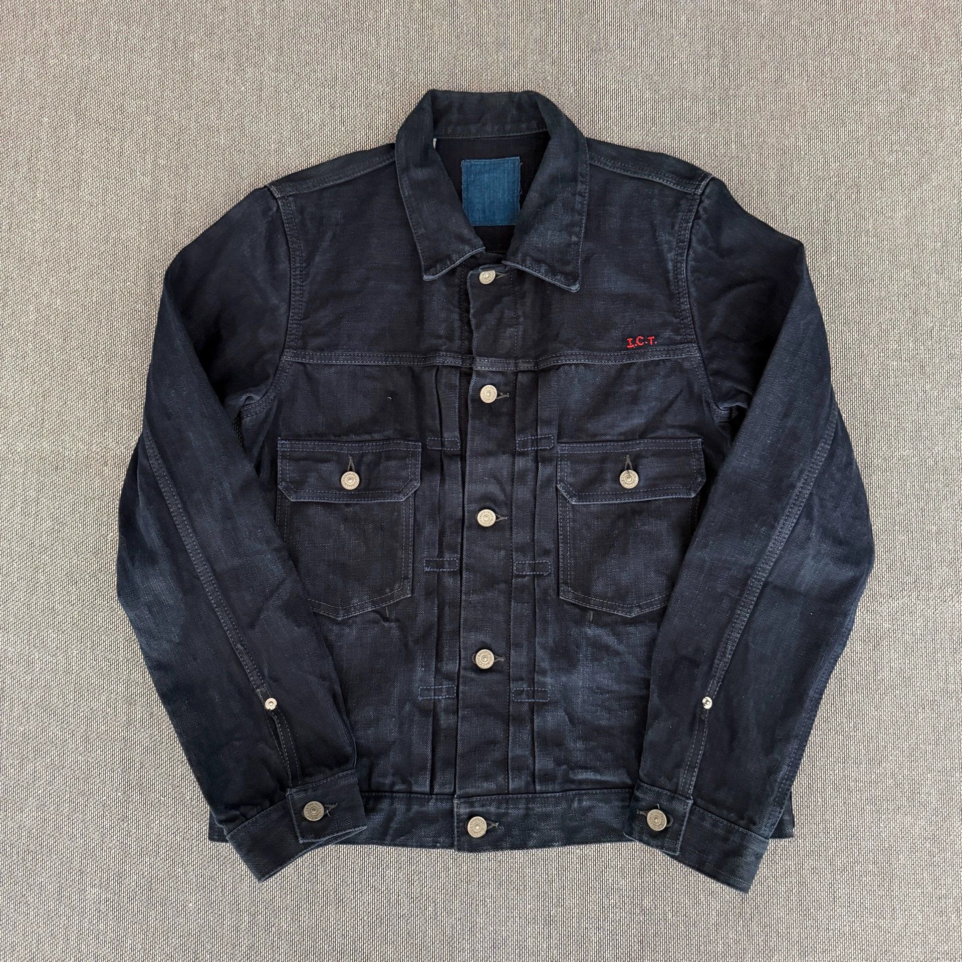 Visvim Visvim 101 ICT Natural Dyed Indigo Denim Jkt T2 16SS Size 2 Size US L / EU 52-54 / 3 - 1 Thumbnail