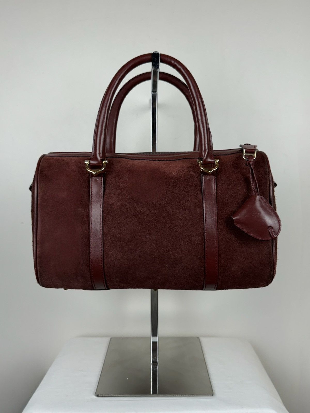 Vintage Cartier Bowling Boston bag original luxury item