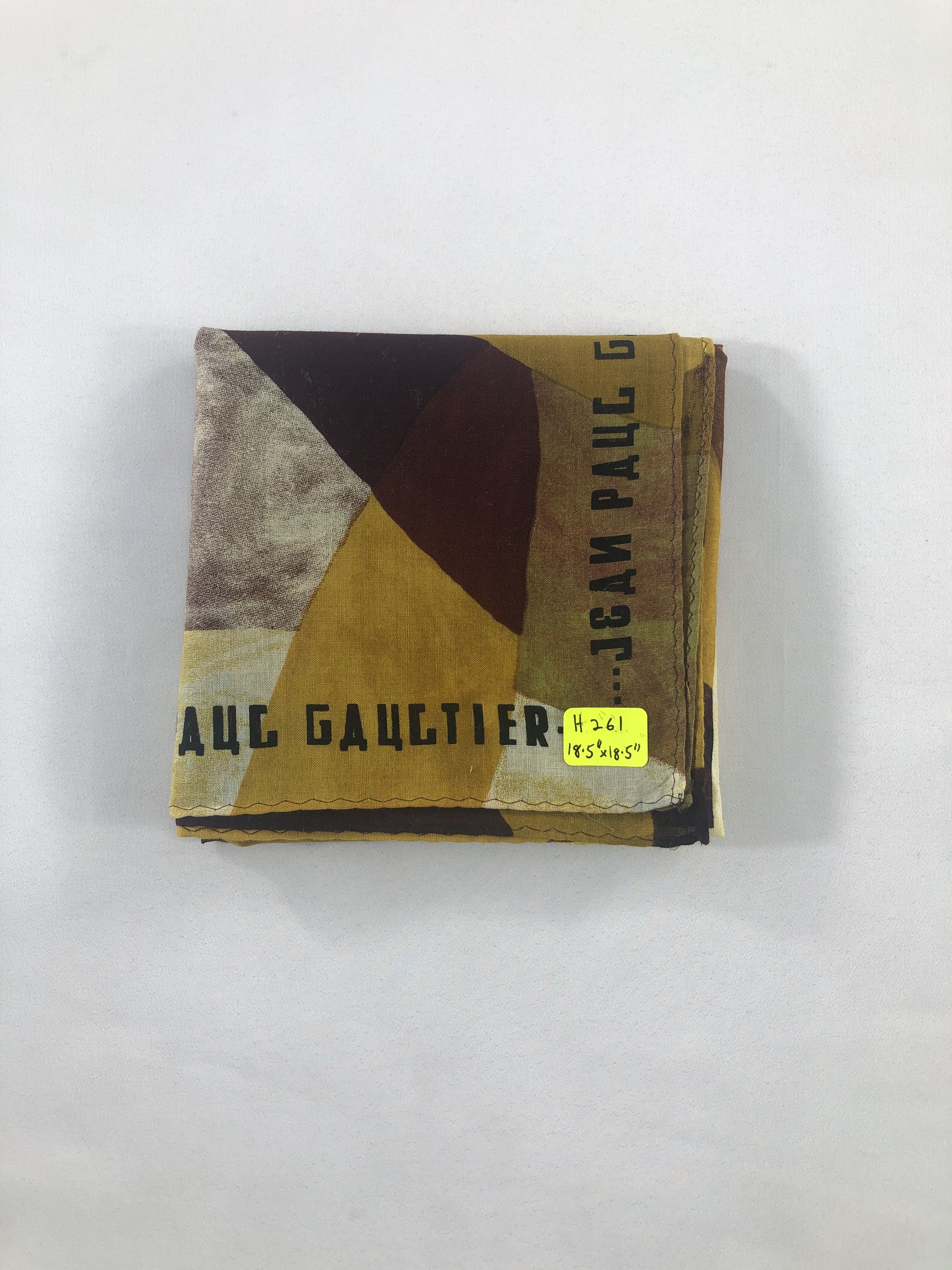 Jean Paul Gaultier Jean Paul Gaultier Handkerchief / Bandana / Neckerchief H261 Size ONE SIZE - 4 Thumbnail