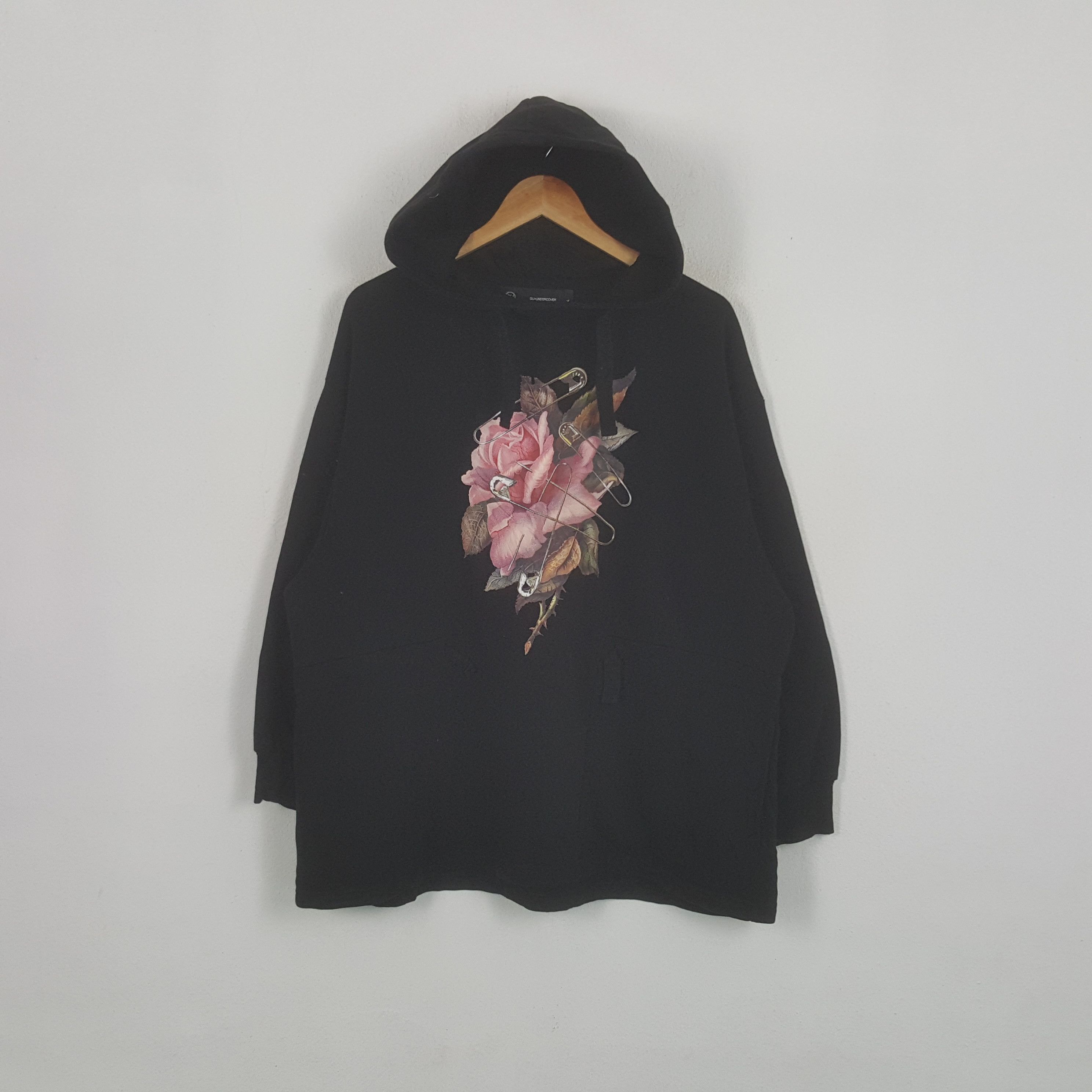 GU × Undercover × Vintage Vintage Gu x Undercover Japanese Brand Custom Art Hoodies Size US XL / EU 56 / 4 - 3 Thumbnail