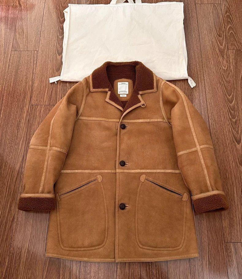 Visvim VISVIM PATTON Coat IT (VEG SHERLING) 18AW | Grailed