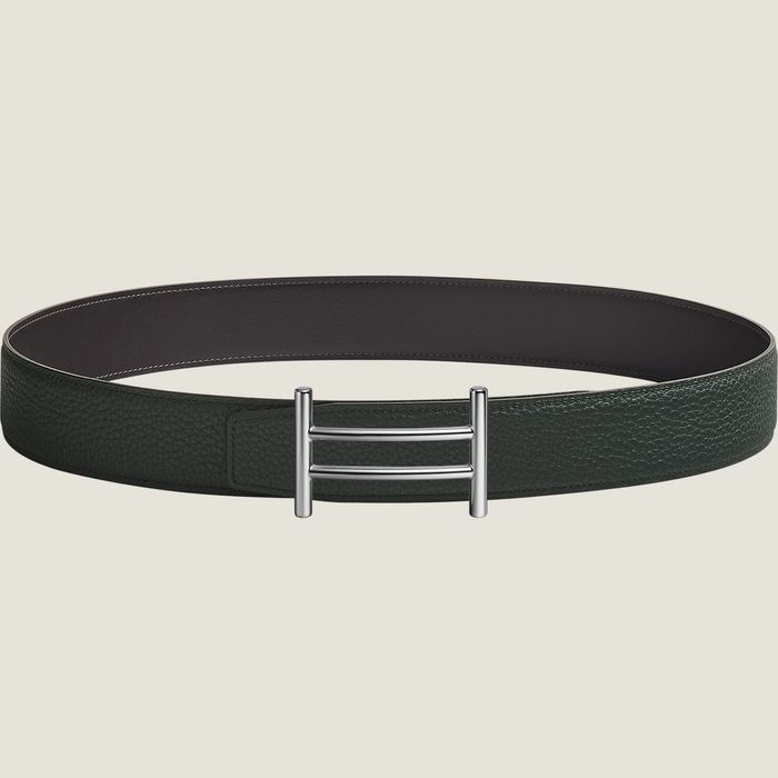 Hermes HERMES BELT LEATHER H LOGO REVESIBLE H077971CAGV080 Grailed