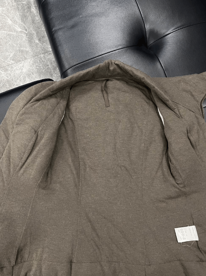 Rick Owens Rick Owens Solid Color Zipper Cotton Jacket Size US XXS / EU 40 - 8 Thumbnail