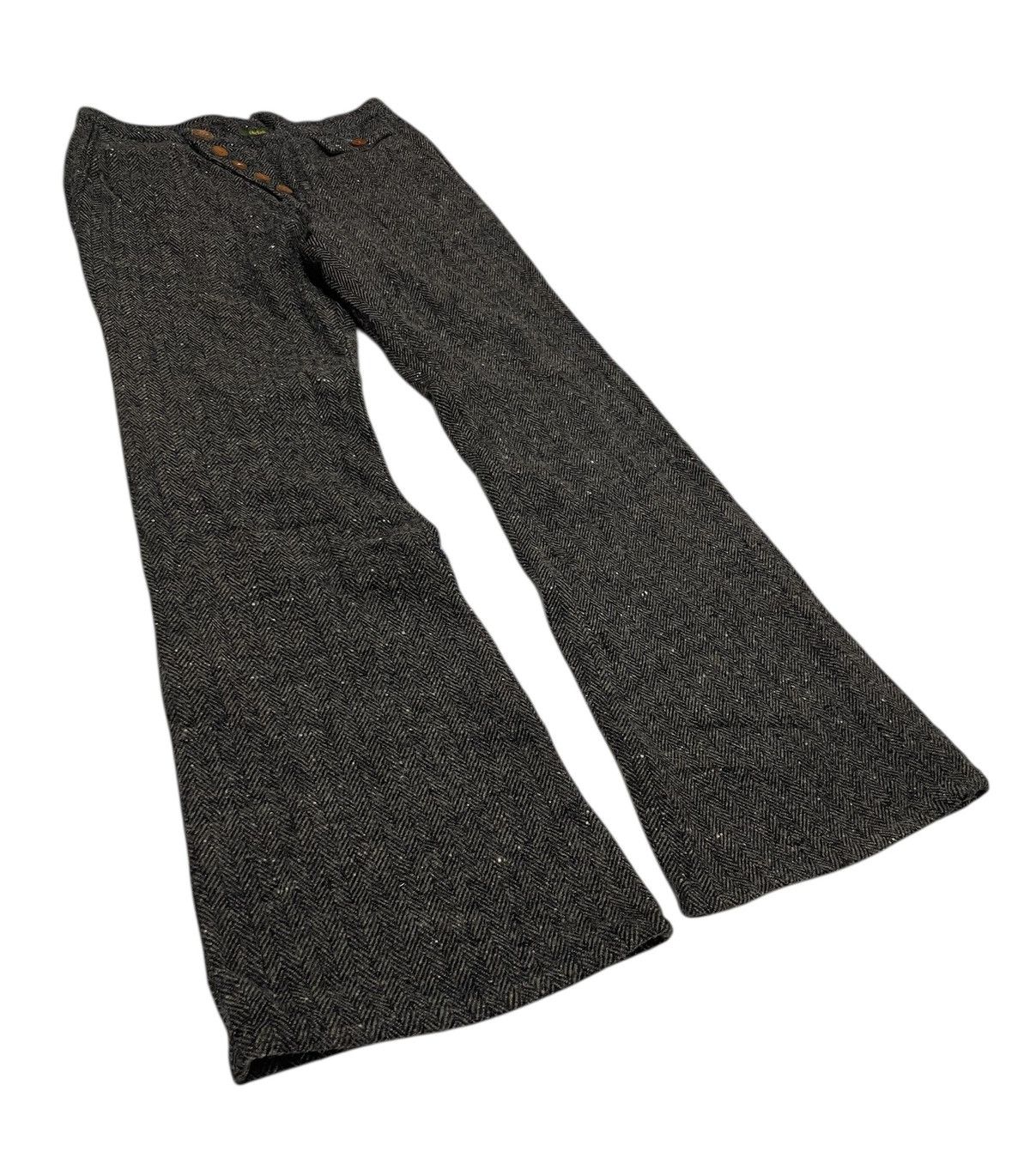 14th Addiction Obelisk Japan Flare Wool Pants Size US 29 - 2 Thumbnail