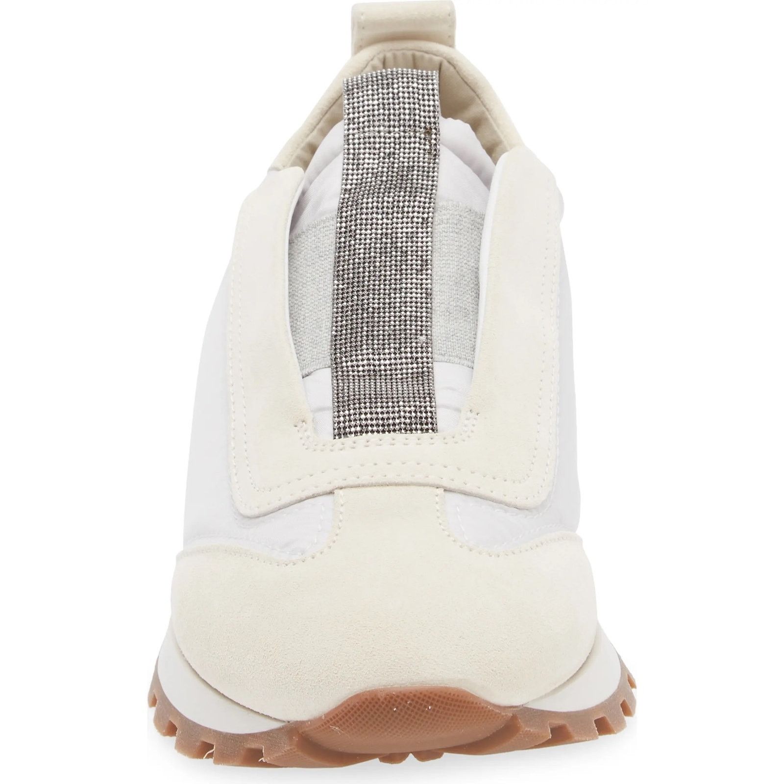 Brunello Cucinelli Brunello Cucinelli monili Suede sneakers White 36.5 Size US 6.5 / IT 36.5 - 4 Thumbnail
