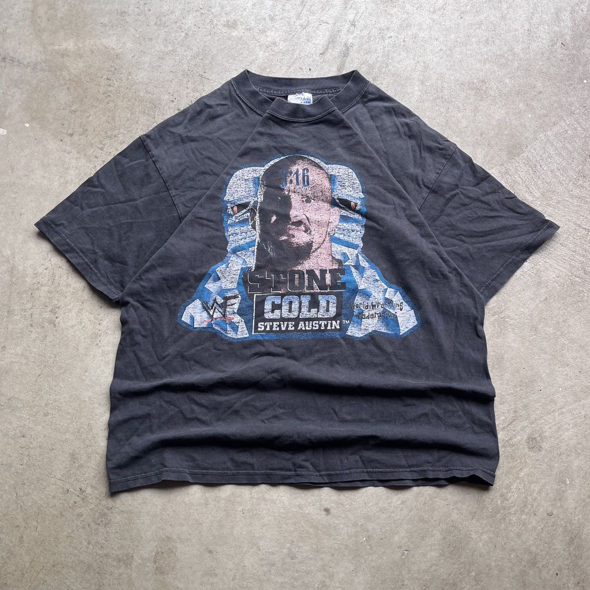 Gildan Vintage 90’s Stone Cold Steve Austin 3:16 WWF Graphic Tee Size US L / EU 52-54 / 3 - 1 Thumbnail