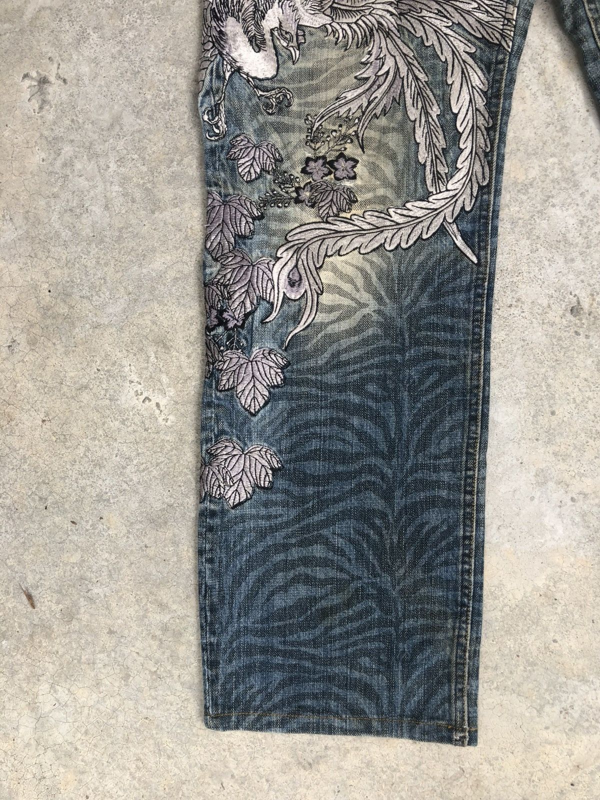 Karakuri Tamashii Karakuri Tamashii Embroidered Phoenix Distressed Size US 32 / EU 48 - 6 Thumbnail