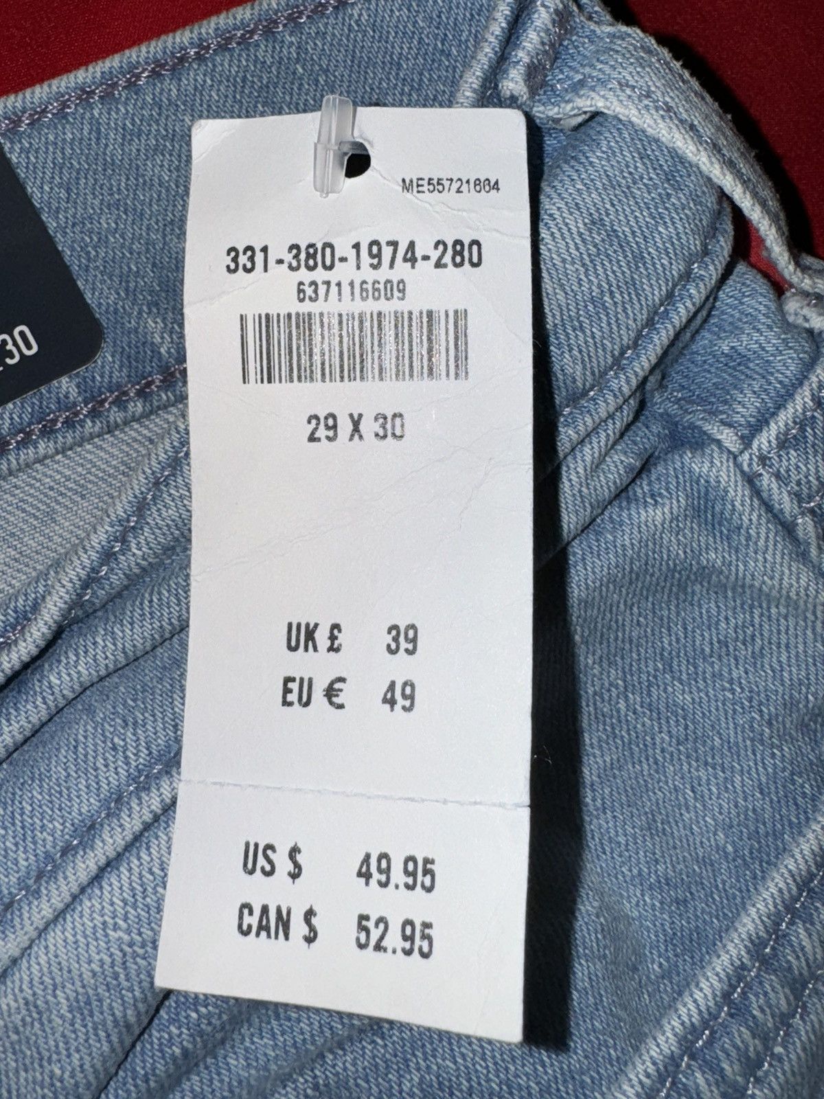 Hollister Hollister Light Blue Skinny Jeans 29x30 Size US 29 - 6 Thumbnail