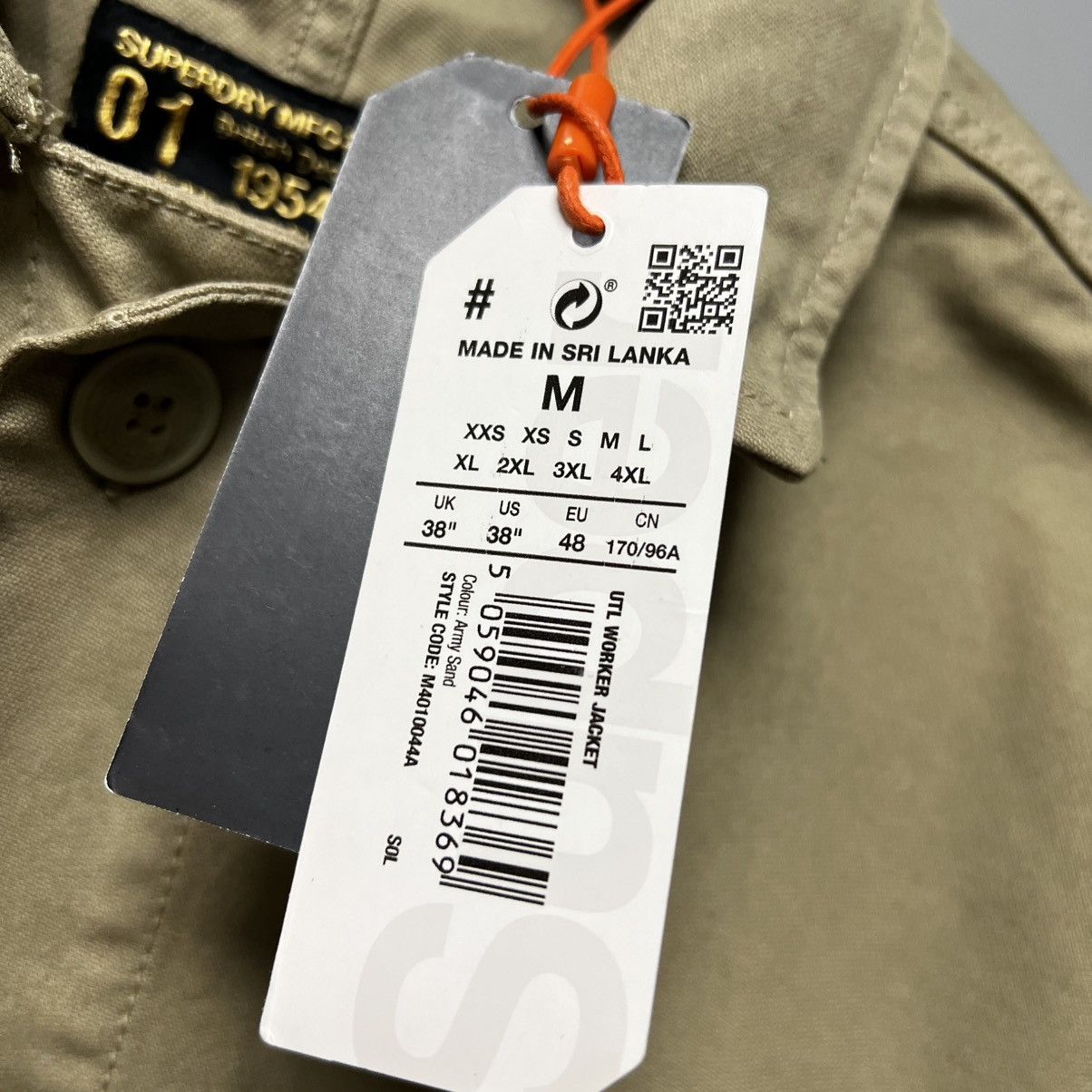 Superdry Worker Jacket SuperDry UTL Beige new with tags y2k Size US M / EU 48-50 / 2 - 11 Thumbnail