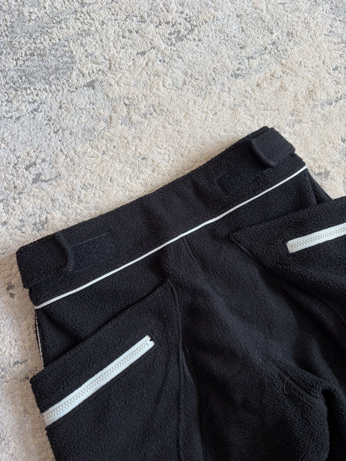 Fotus Fotus - Black Fleece Baby Fetus Flared Pants Size US 28 / EU 44 - 8 Thumbnail