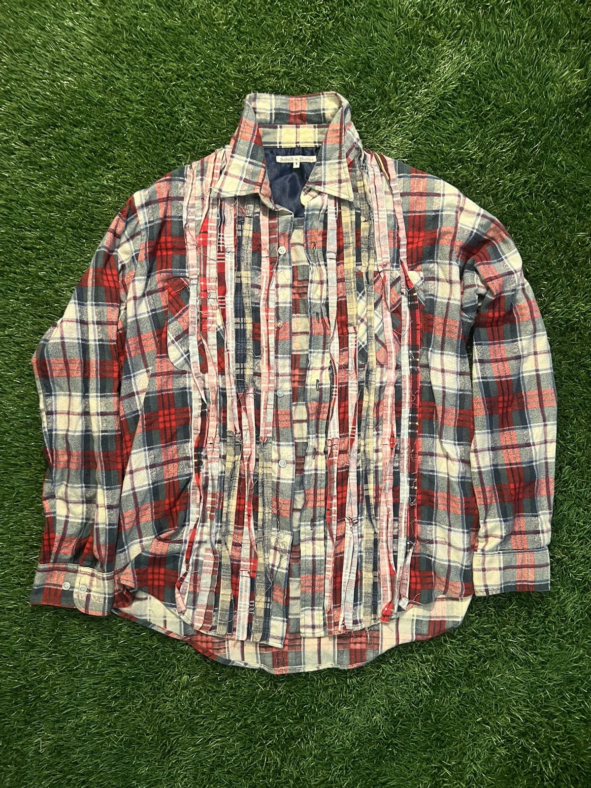 image of Needles Flannel Red And White, Men's (Size Small)