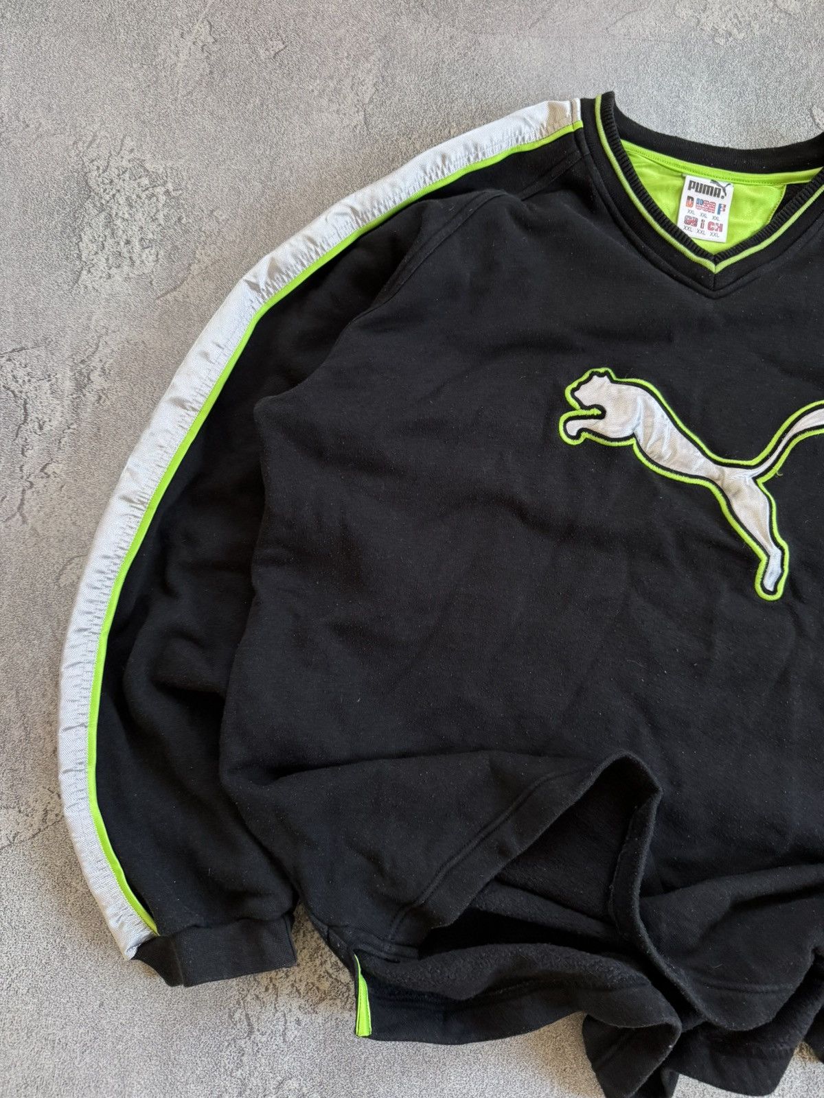 Puma × Vintage Puma XXL big logo sweatshirt vintage retro longsleeve jumper Size US XXL / EU 58 / 5 - 3 Thumbnail