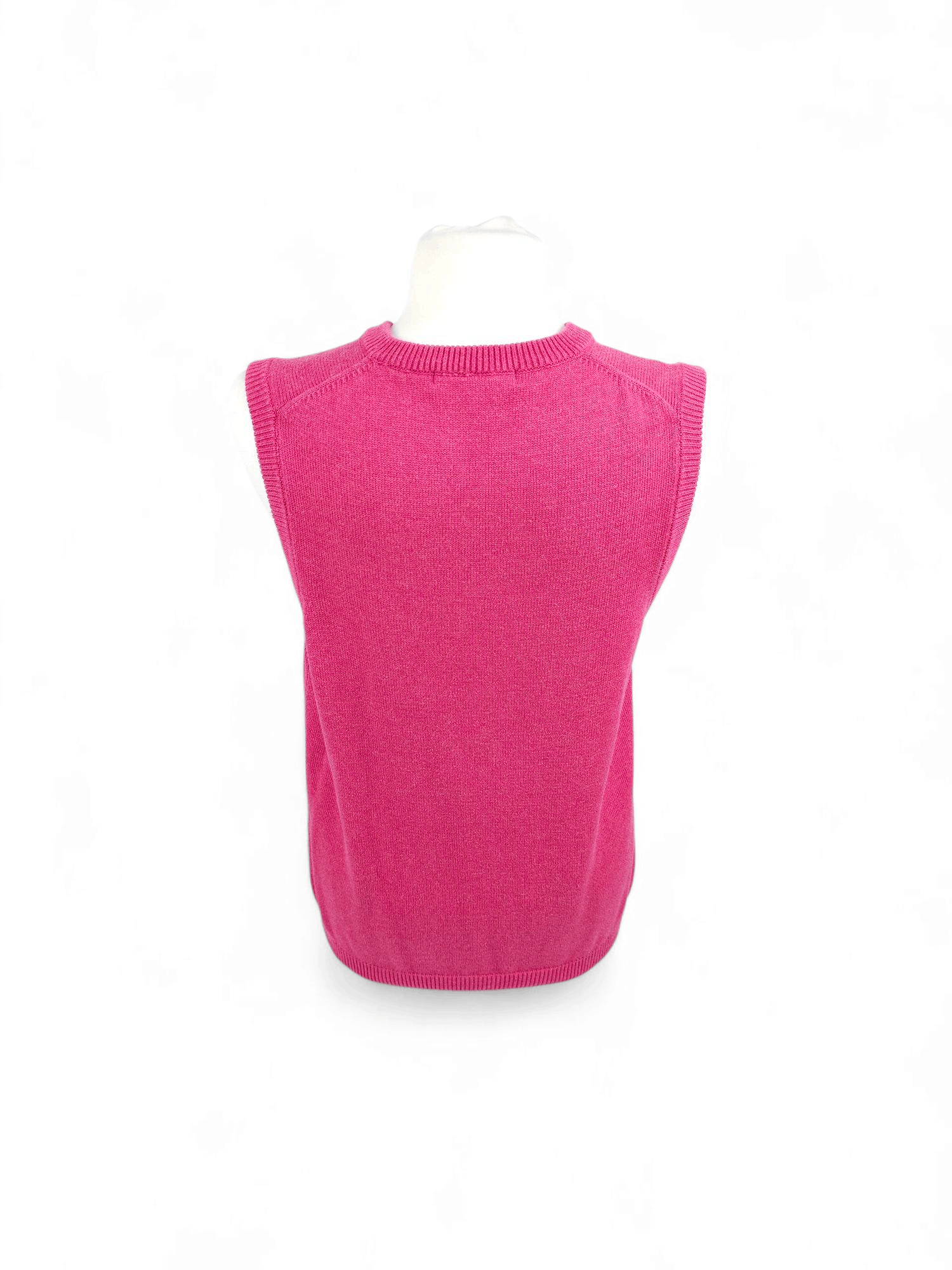 Gant 💎 90's Vintage Gant Classic Sleeveless Sweater Vest Logo Size S / US 4 / IT 40 - 2 Thumbnail
