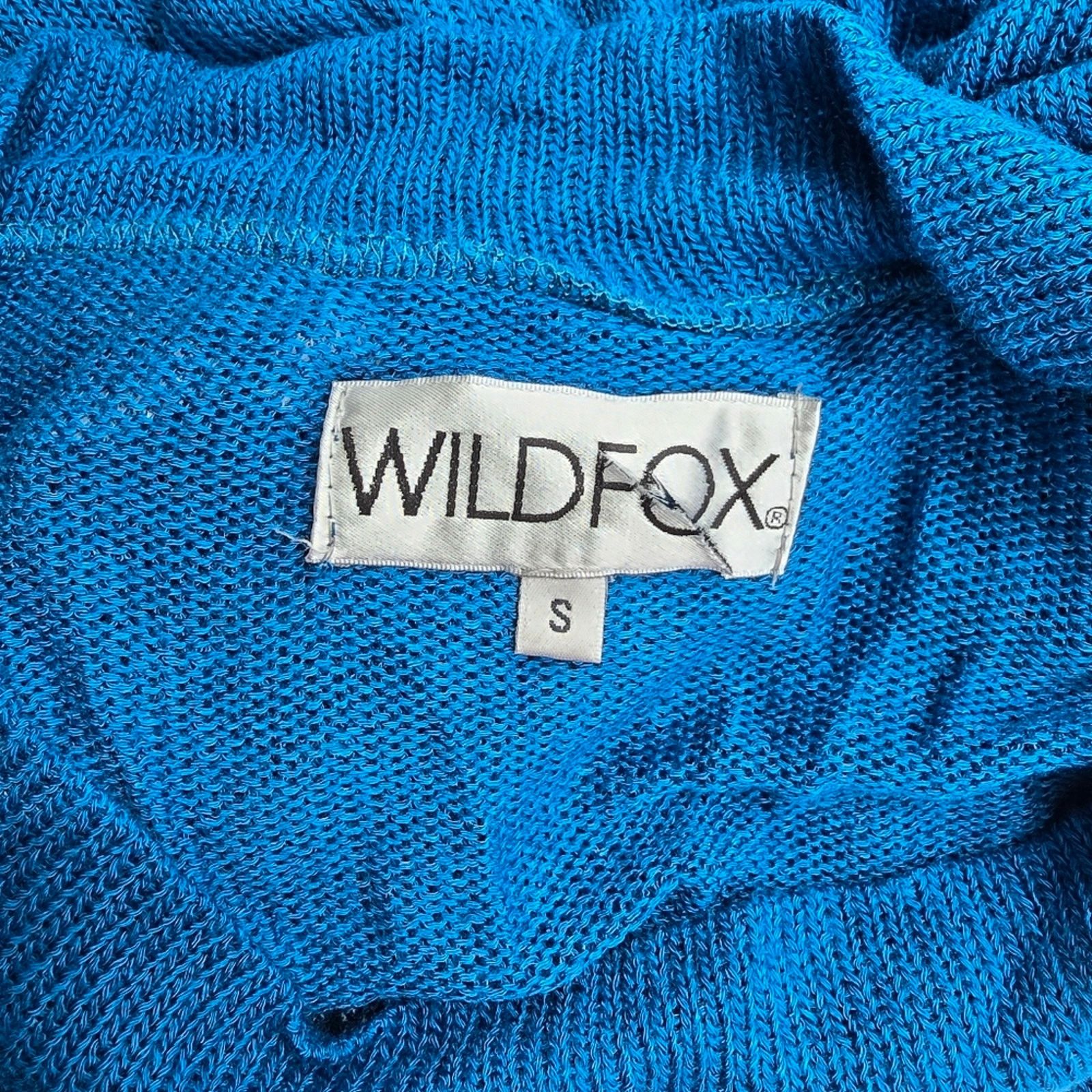 Wildfox Wildfox Blue White Pattern Sweater Wide Sleeves Small Size S / US 4 / IT 40 - 5 Thumbnail