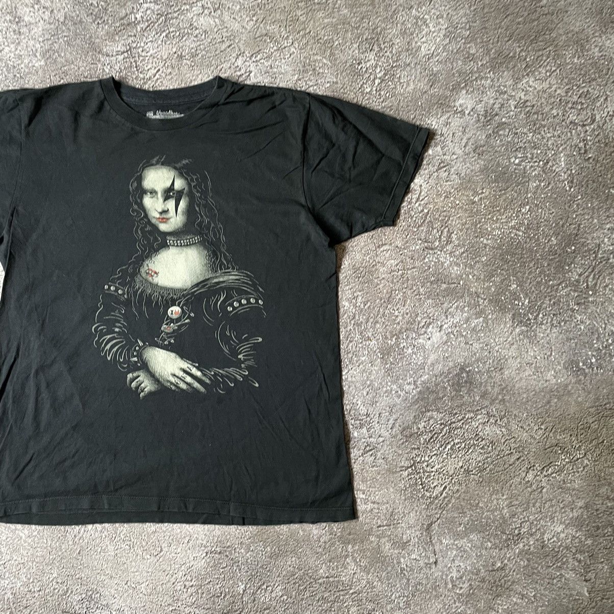 Vintage Vintage Y2K Mona Lisa Graphic Tee Punk Horror Grunge Boxy M Size US M / EU 48-50 / 2 - 3 Thumbnail