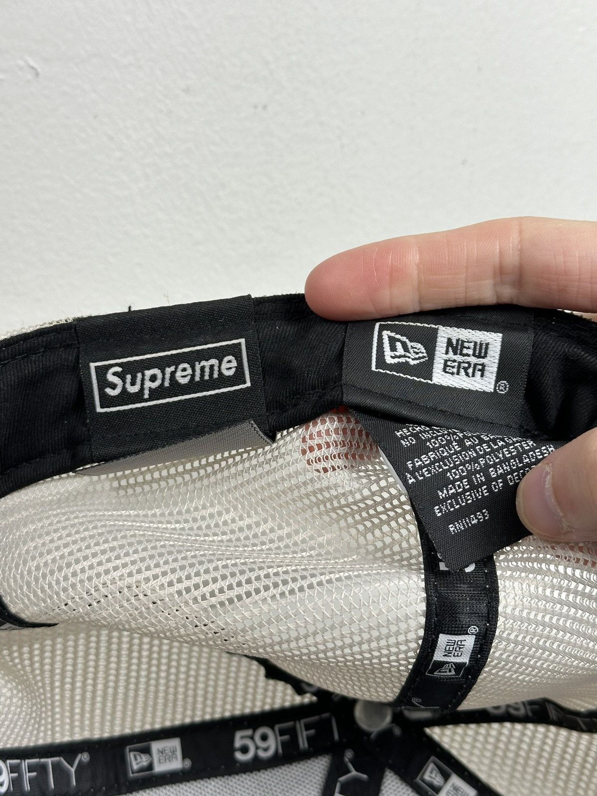 Supreme Supreme Box Logo Mesh Back New Era Hat Size ONE SIZE - 8 Thumbnail