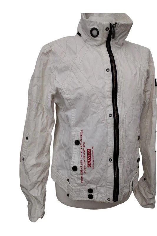 Other Vintage Gaastra "Oceanic Passage" Sailing Jacket White Y2K Size US L / EU 52-54 / 3 - 3 Thumbnail