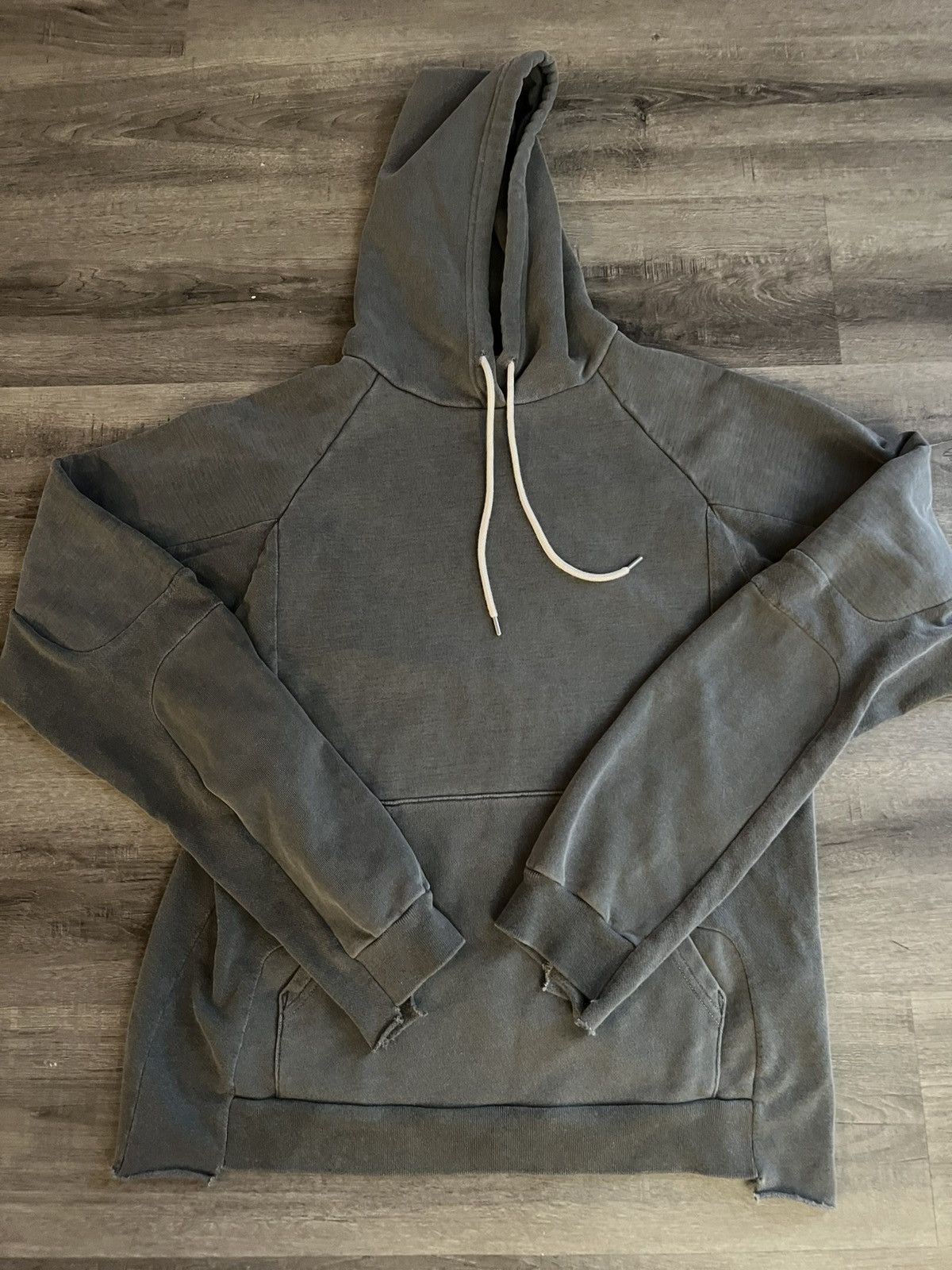 BRAND NEW John Elliott gray reconstructed hoodie