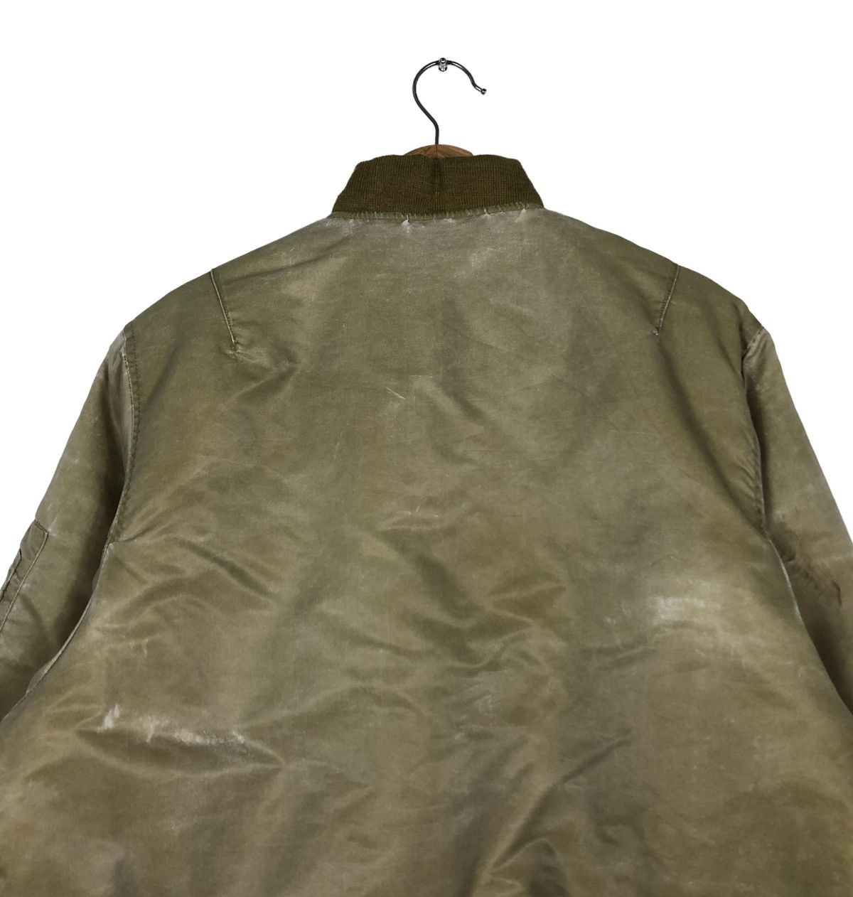 Vintage 🔥RIOT RIOT VINTAGE BOMBER JACKET MA-1 MILITARY US ARMY Size US L / EU 52-54 / 3 - 9 Thumbnail