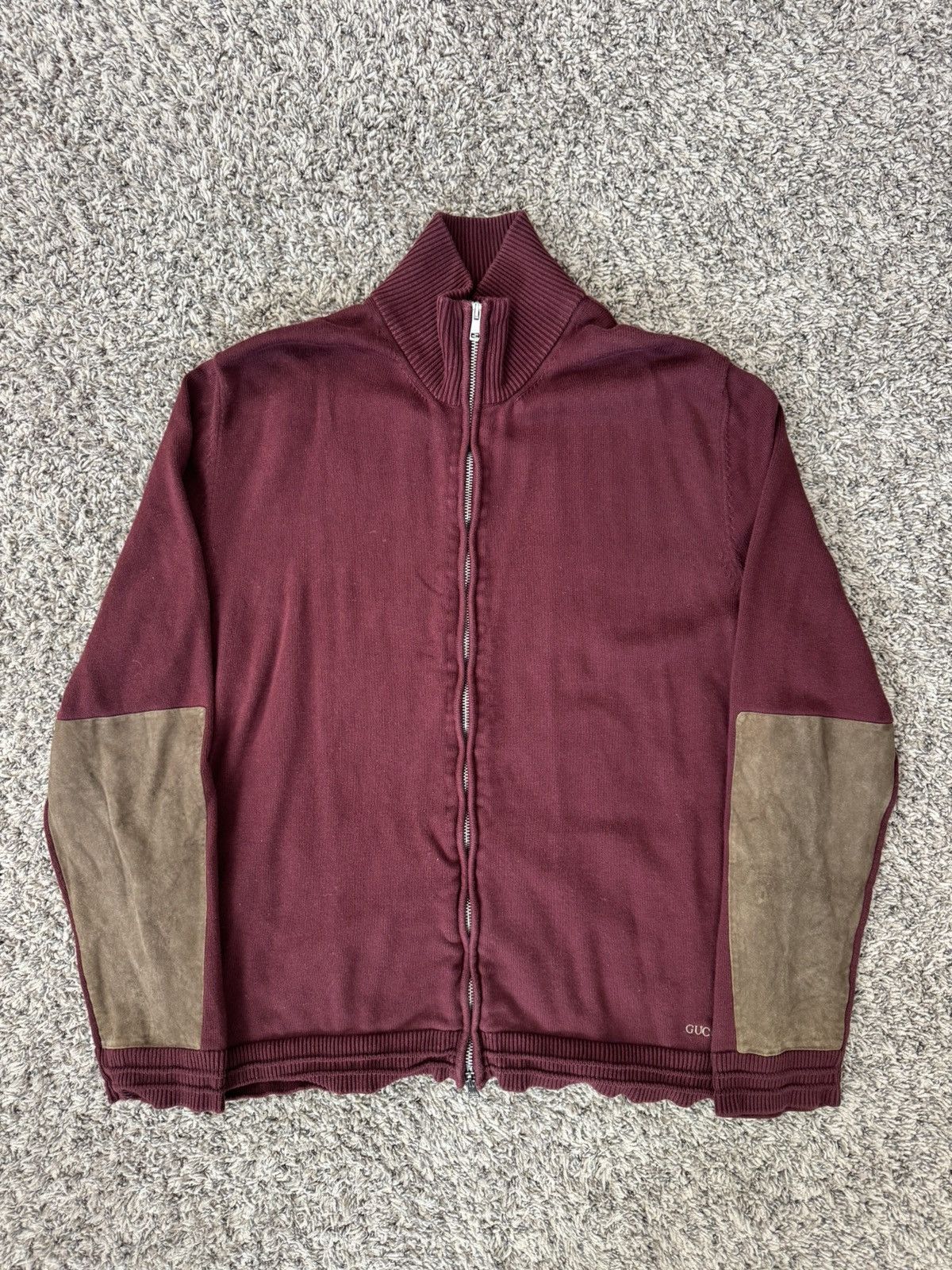 Gucci Gucci Burgundy Zip-up Size US XXL / EU 58 / 5 - 1 Thumbnail