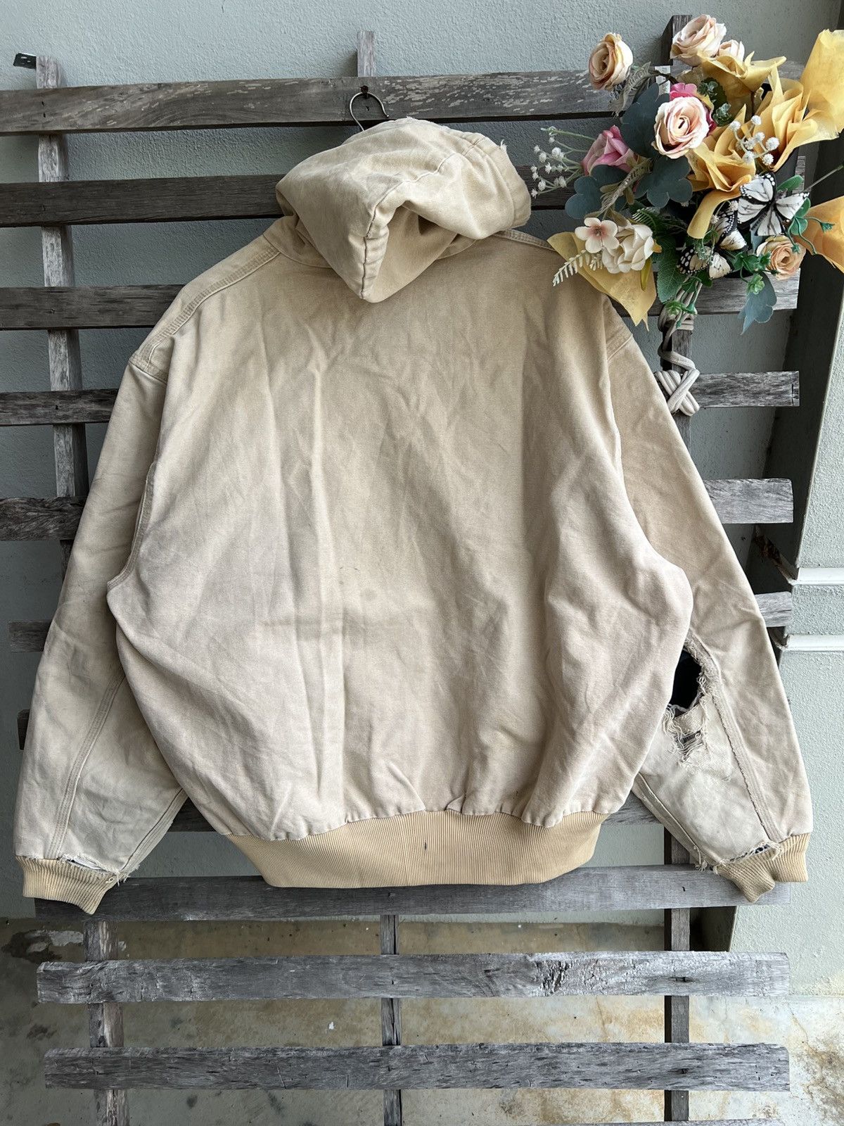 Carhartt Vintage Y2K Thrashed Distressed Carhartt Jacket Size US XL / EU 56 / 4 - 11 Thumbnail