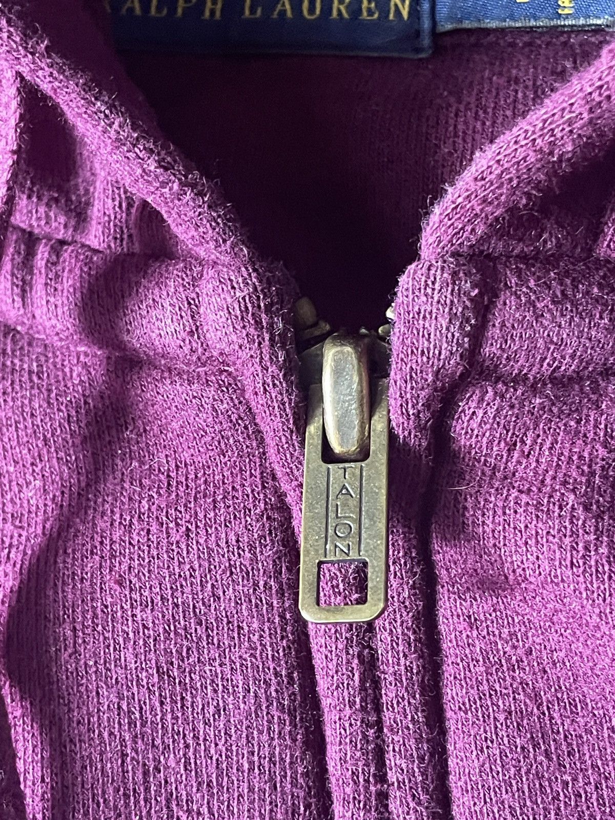 Polo Ralph Lauren Vintage Y2K Polo Ralf Lauren Zip Up Hoodie Pink Size M / US 6-8 / IT 42-44 - 5 Thumbnail