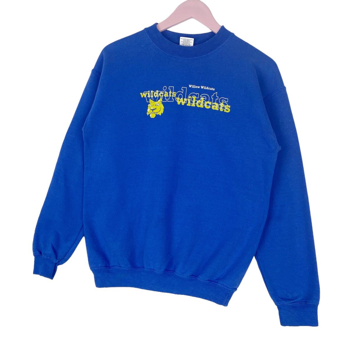 Gildan Willow Wildcats Blue Sweatshirt Crewneck Pullover Jumper Size US M / EU 48-50 / 2 - 3 Thumbnail