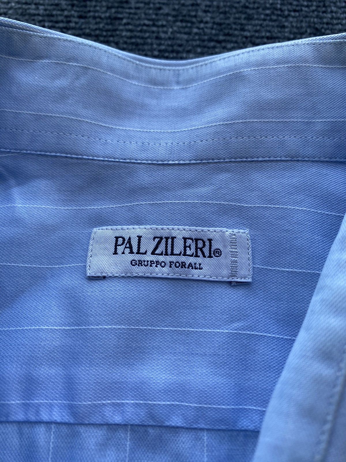 Pal Zileri 🔥Pal Zileri 16/41 L blue button up shirt designer Size US L / EU 52-54 / 3 - 3 Thumbnail