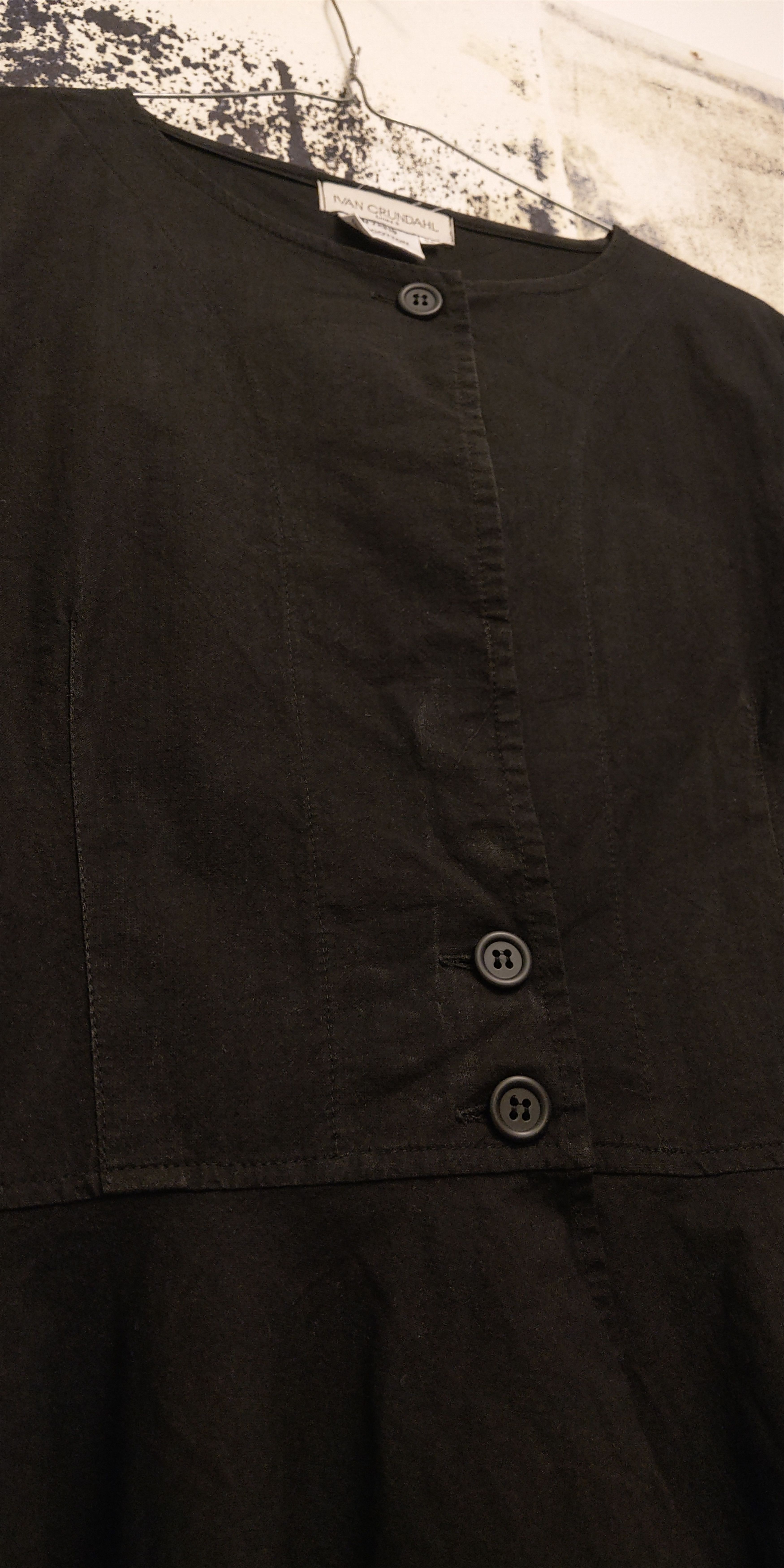 Ivan Grundahl Asymmetric Dress Shirt Goth Tunic Darkfashion Noir Vintage M Size M / US 6-8 / IT 42-44 - 9 Thumbnail