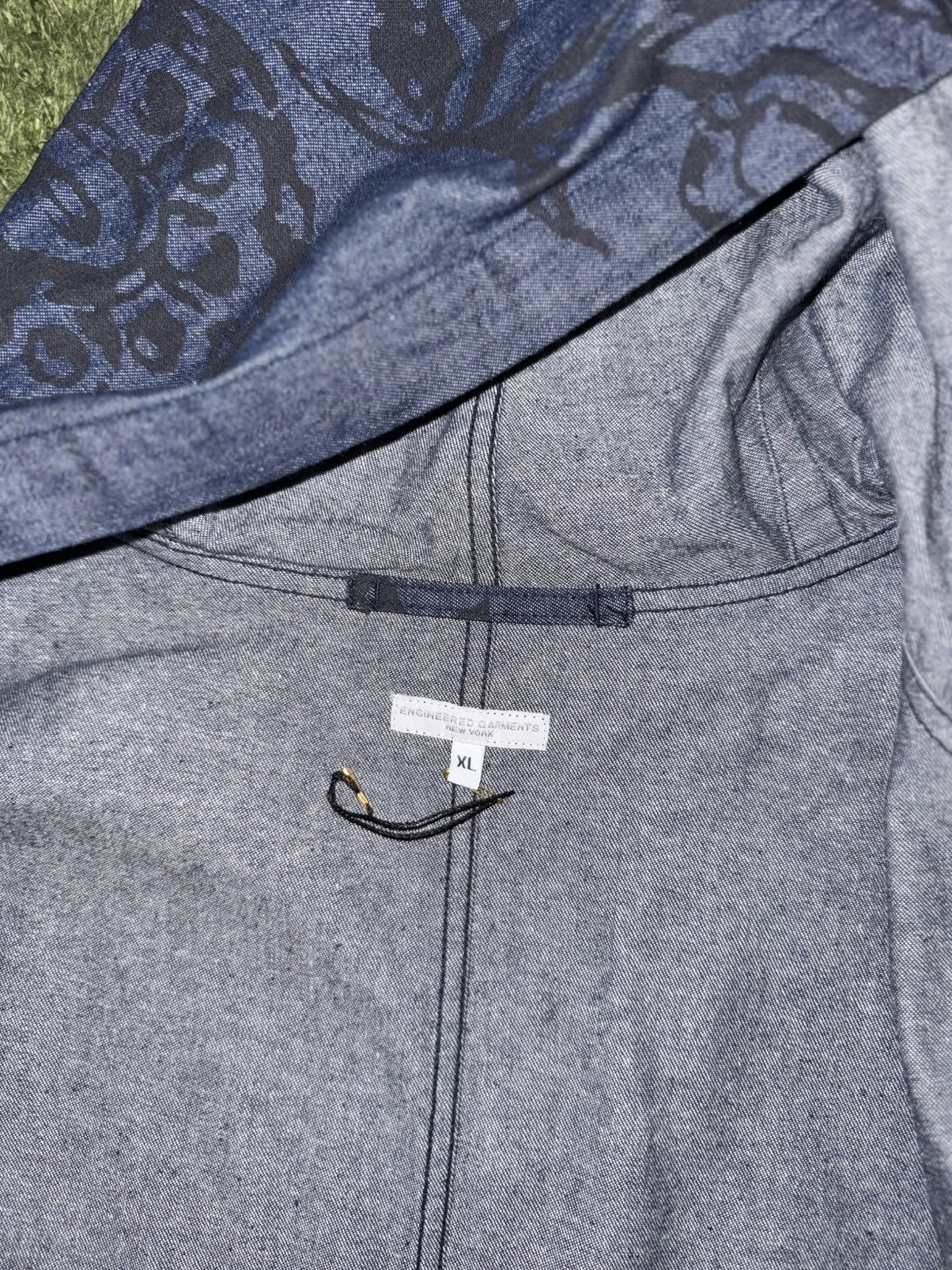 Engineered Garments [XL] Engineered Garments Highland Parka 8oz Denim Floral Size US XL / EU 56 / 4 - 5 Thumbnail